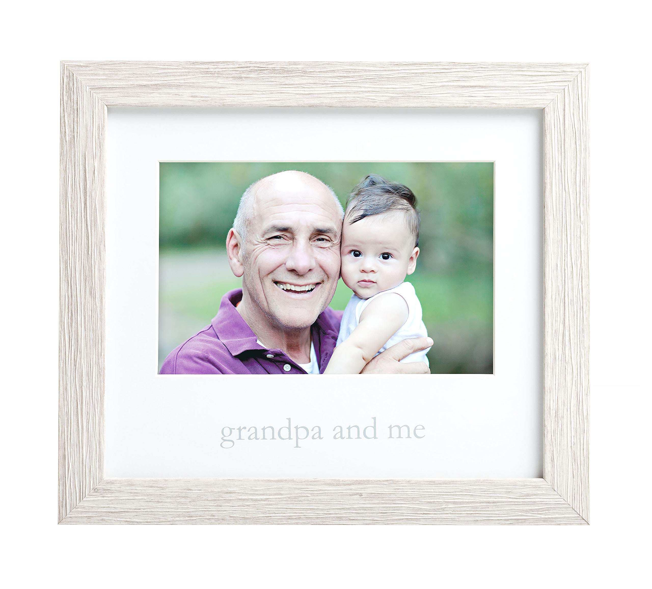 Kate & Milo Grandpa & Me Rustic Keepsake Picture Frame, Fathers Day Gifts, Grandpa Gifts, Grandpa Picture Frame, 4x6 Photo Inse