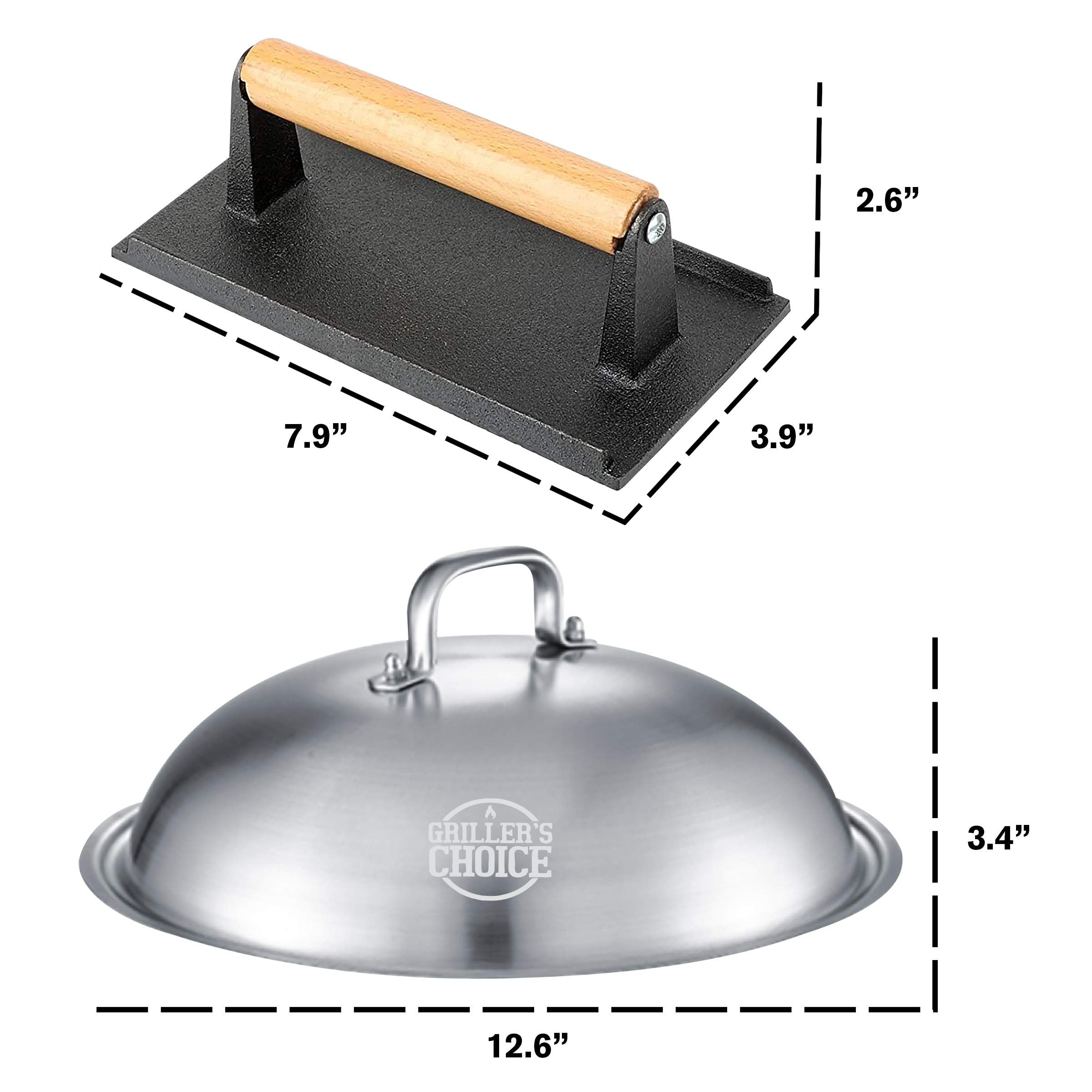 Grillers Choice Press And Griddle Dome Cover - Parent (Rectangular)