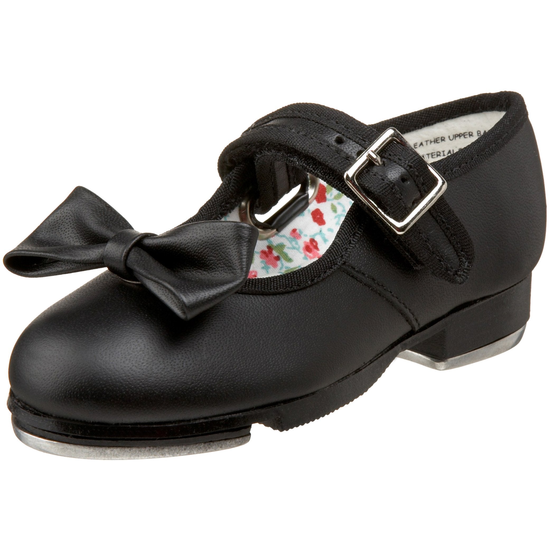 Capezio Girls 3800 Mary Jane Tap Shoe, Black Leather, 11 M Us