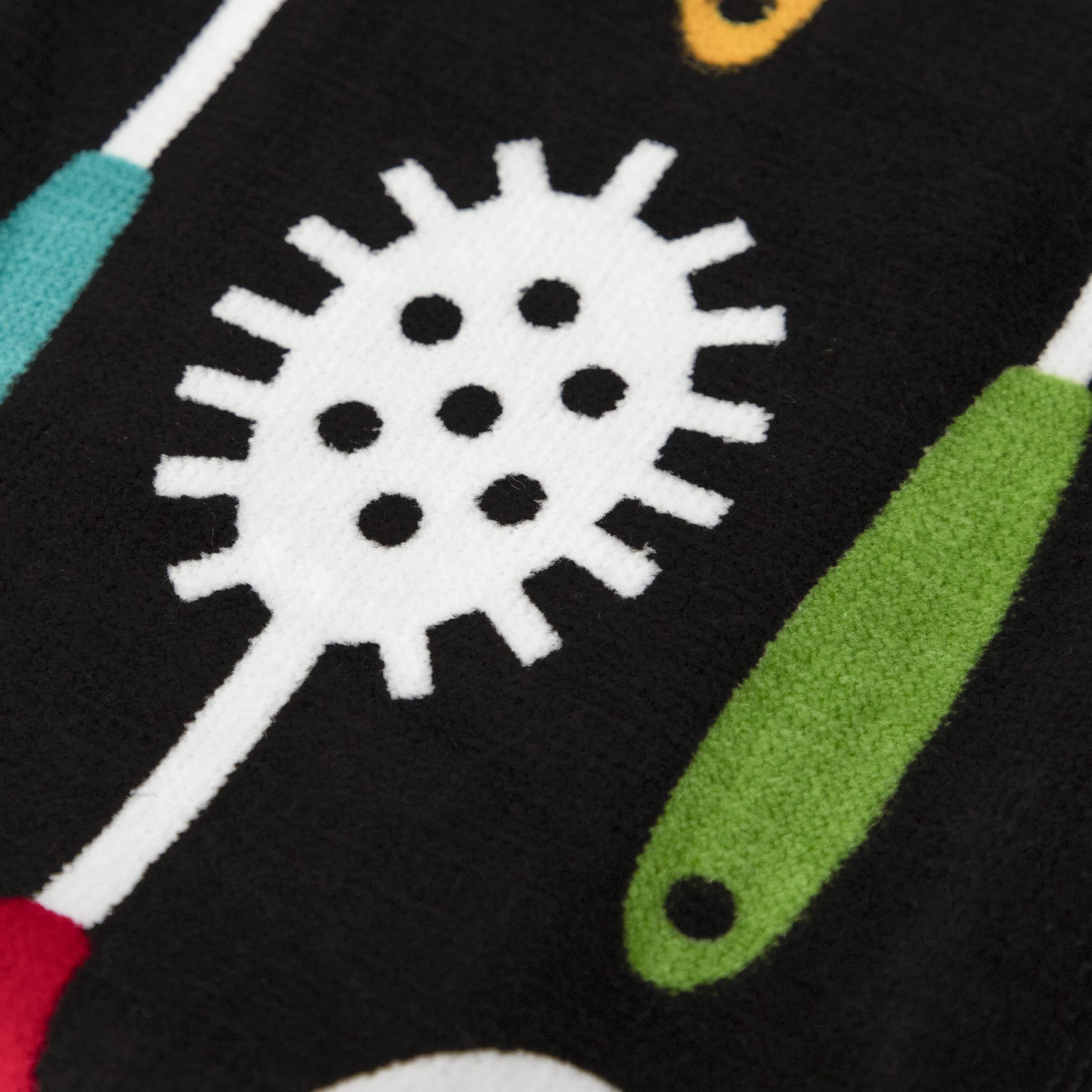T-Fal Fiber Reactive Print Kitchen Towels: Highly Absorbent, Super Soft - 100% Cotton, 16''X28'' Dish Towels For Cleaning & Dryi