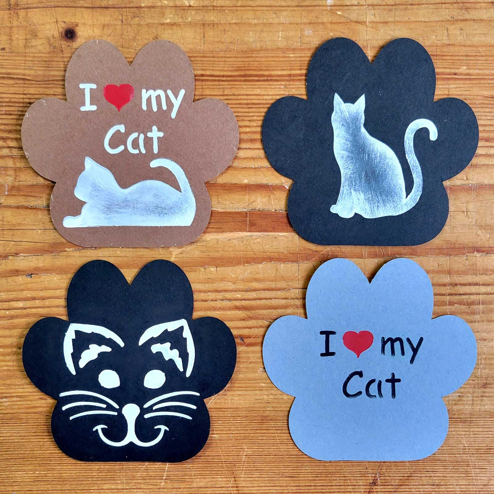 I Love My Cat Cookie And Craft Stencil By Designer Stencils