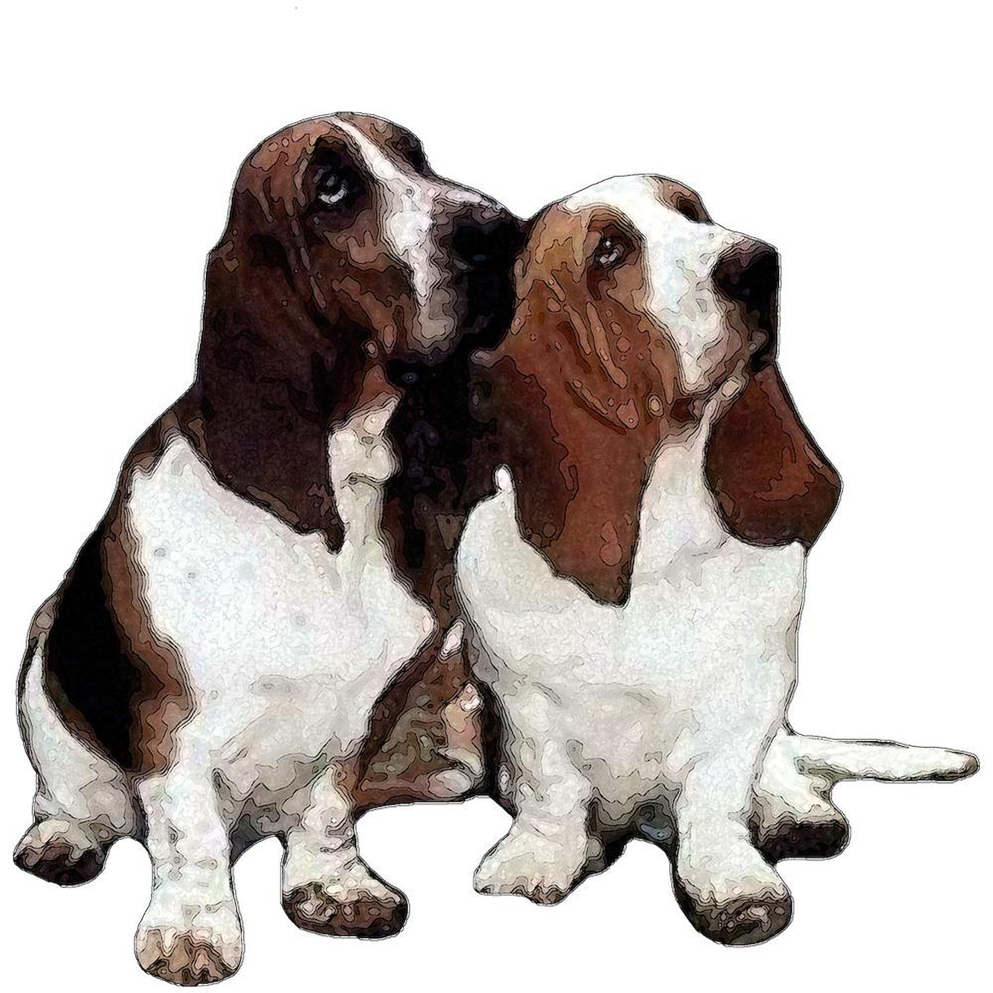 Cafepress Basset Hounds Stainless Steel Travel Mug 20 Oz. Insulated Stainless Steel Coffee Tumbler