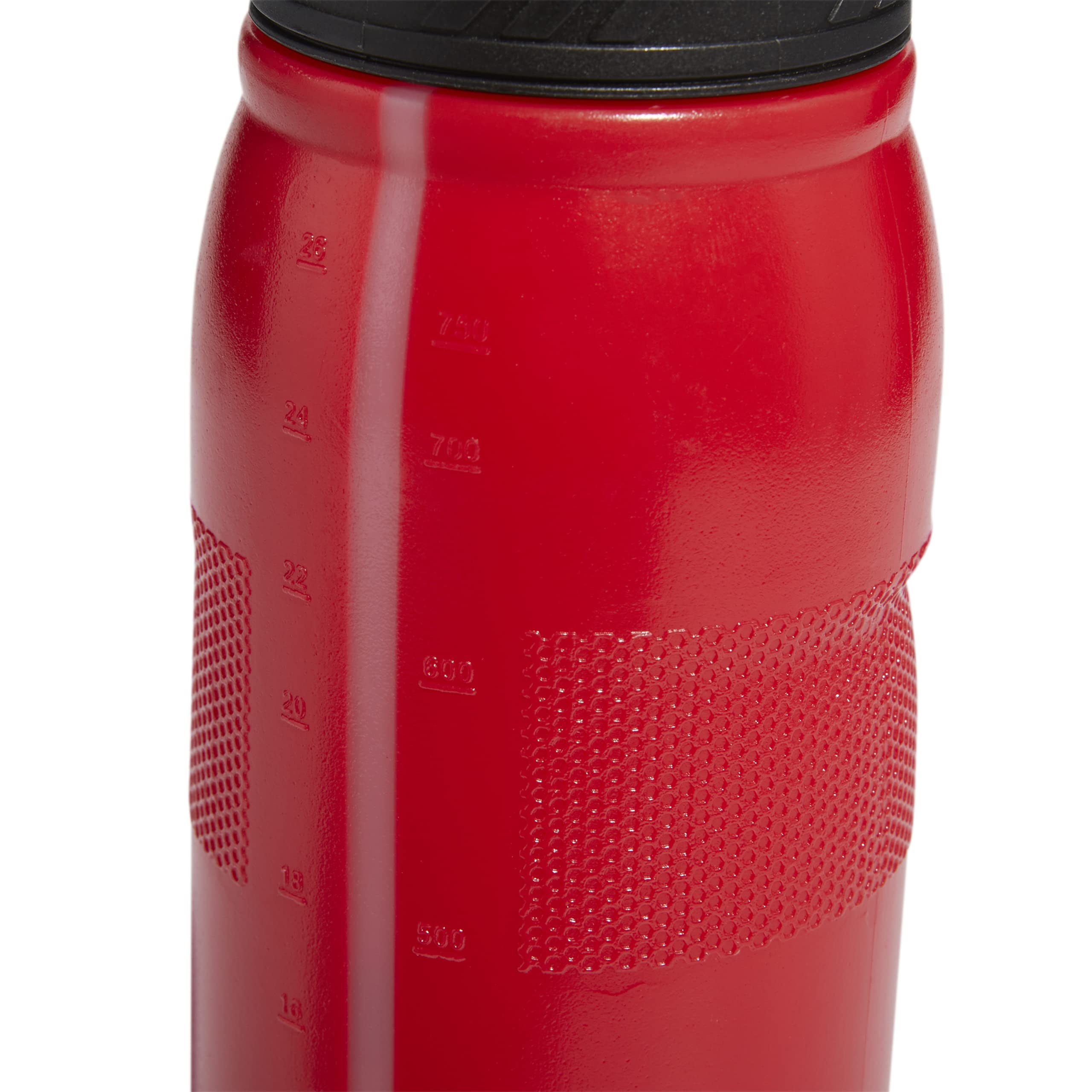 adidas 750 Ml (28 Oz) Stadium Refillable Plastic Sport Water Bottle  Scarlet Red/Black  One Size
