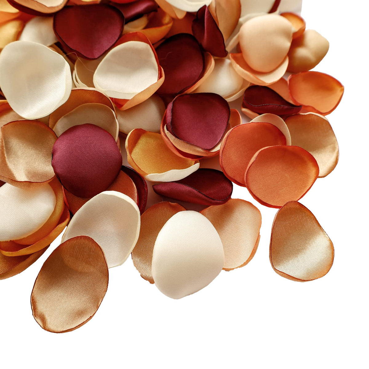 Lookein 300Pcs Terracotta Rose Petals Satin Flower Petals For Wedding Flower Girl Basket Table Centerpieces Aisle Runner Party C
