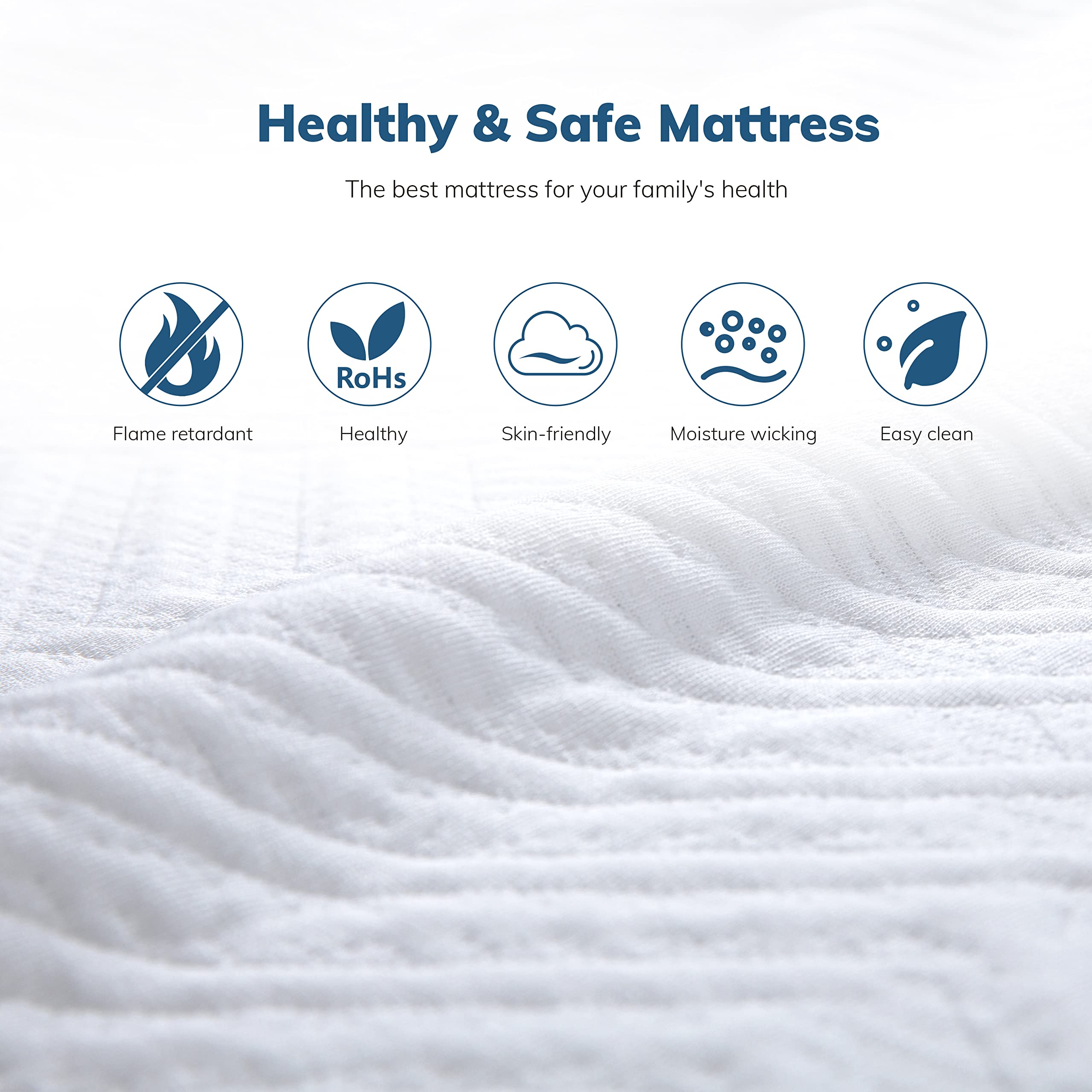 Ego Twin Mattress 6 Inch Green Tea Memory Foam Mattress Twin, Certipur-Us Certified, Cooling Gel Bed Mattress, Fiberglass Free B
