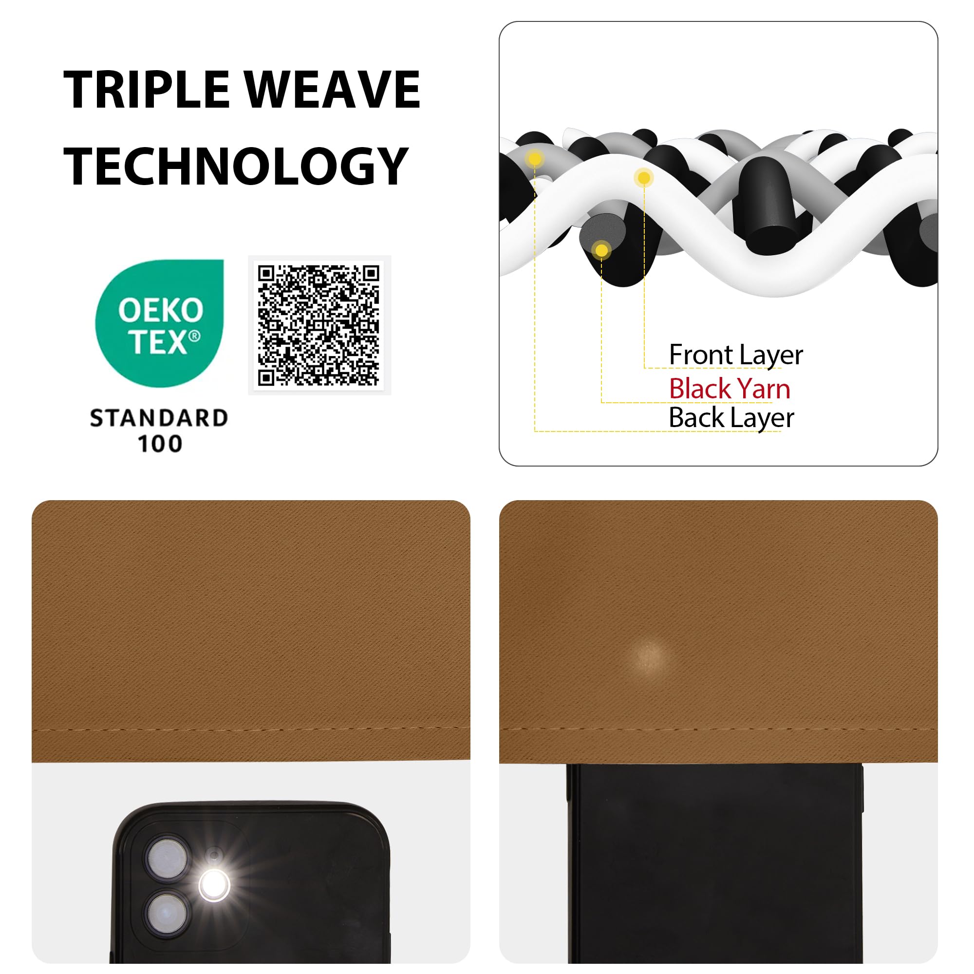 NICETOWN Window Valance for Kitchen - Tie Up Curtain Roman Shade Rod Pocket Door Curtain Drapery for Home Decor Adjustable Ballo