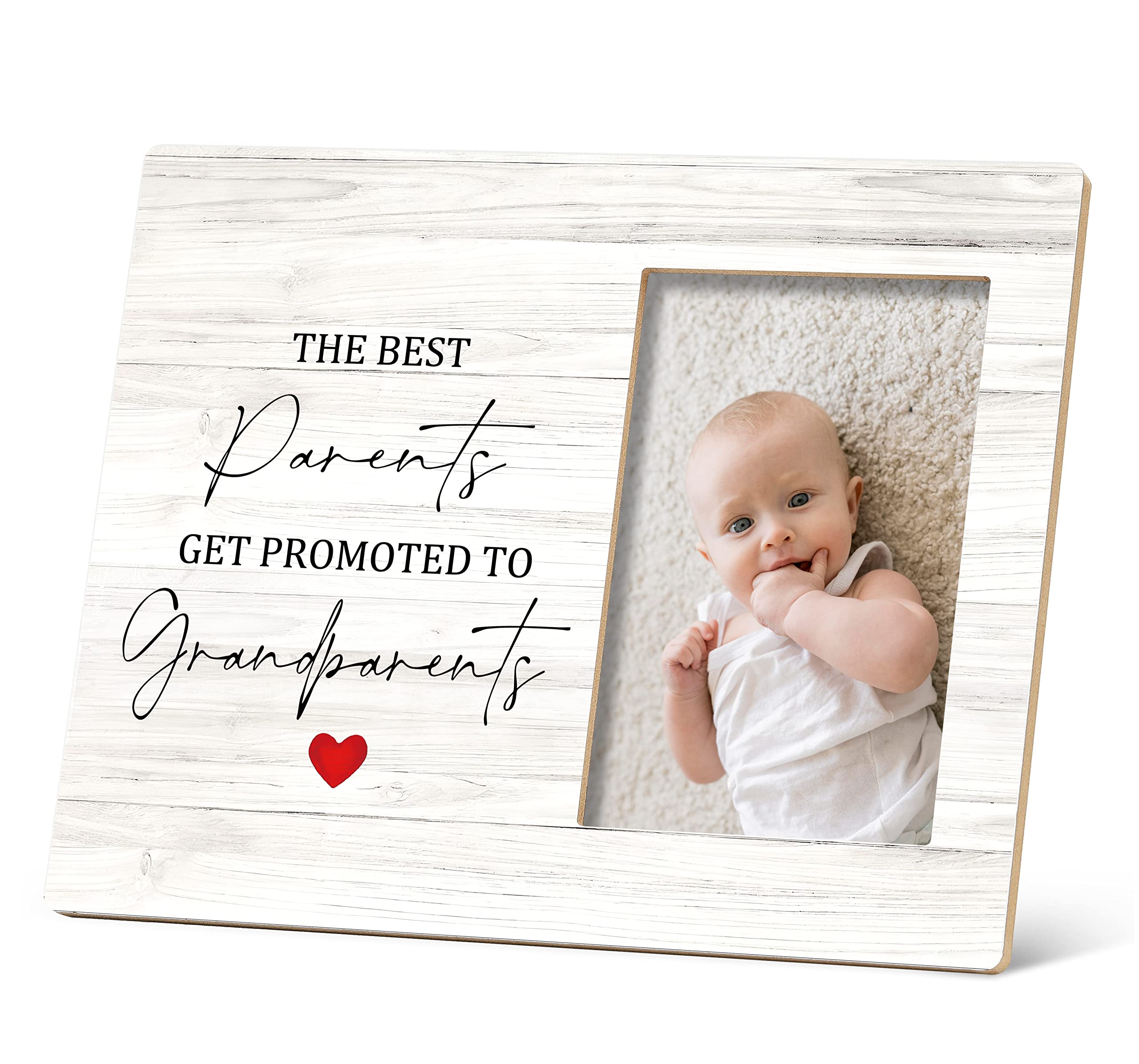 SRADMO Grandparents Picture Frames,Grandkids Photo Frame,The Best Parents Get Promoted To Grandparents Picture Frame,Baby Grandp