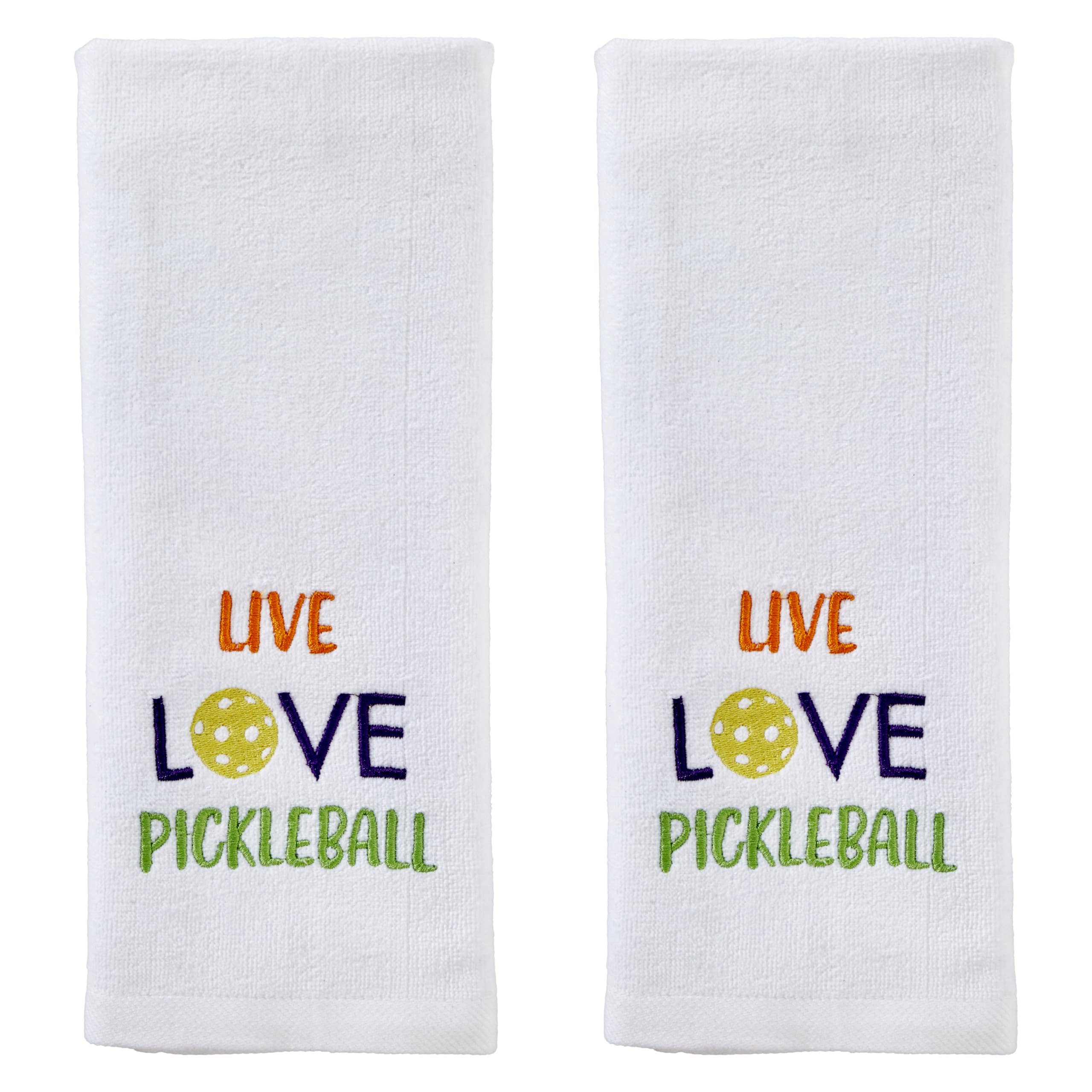 Skl Home Live Love Pickleball Hand Towel (2-Pack)