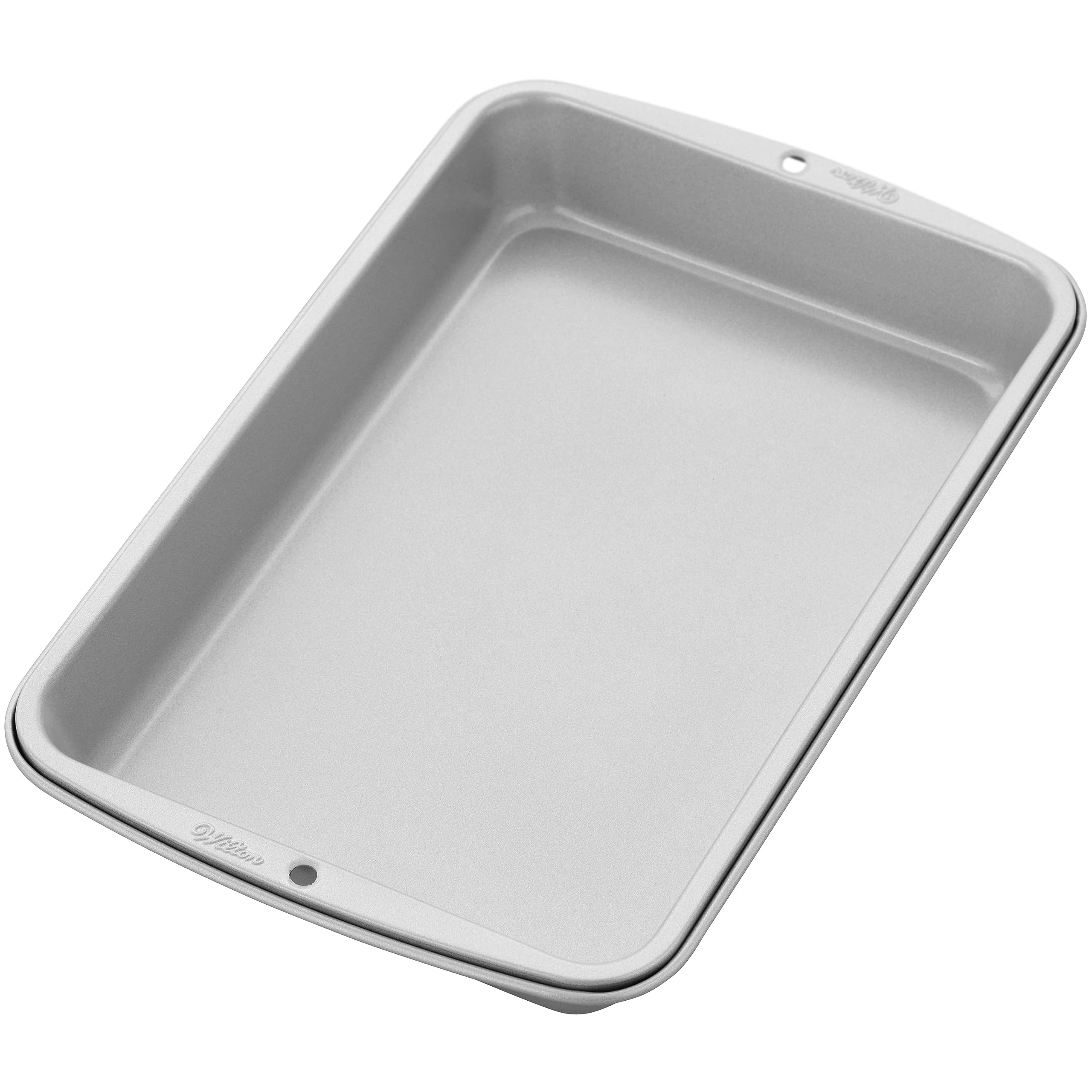 Wilton Recipe Right Non-Stick Biscuit And Brownie Pan, 11 In. X 7 In. (2-Pack)