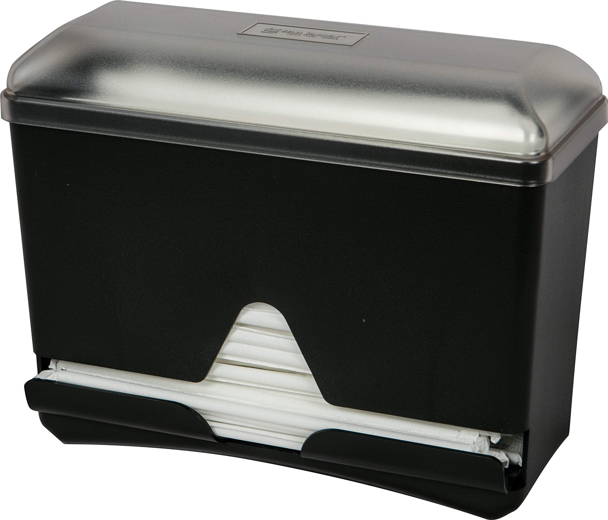 San Jamar Junior Bulk Straw Dispenser Holds 250 Straws For Restaurants, Dining Halls, And Fast Food, Plastic, 5 X 10.5 X 8.75 In