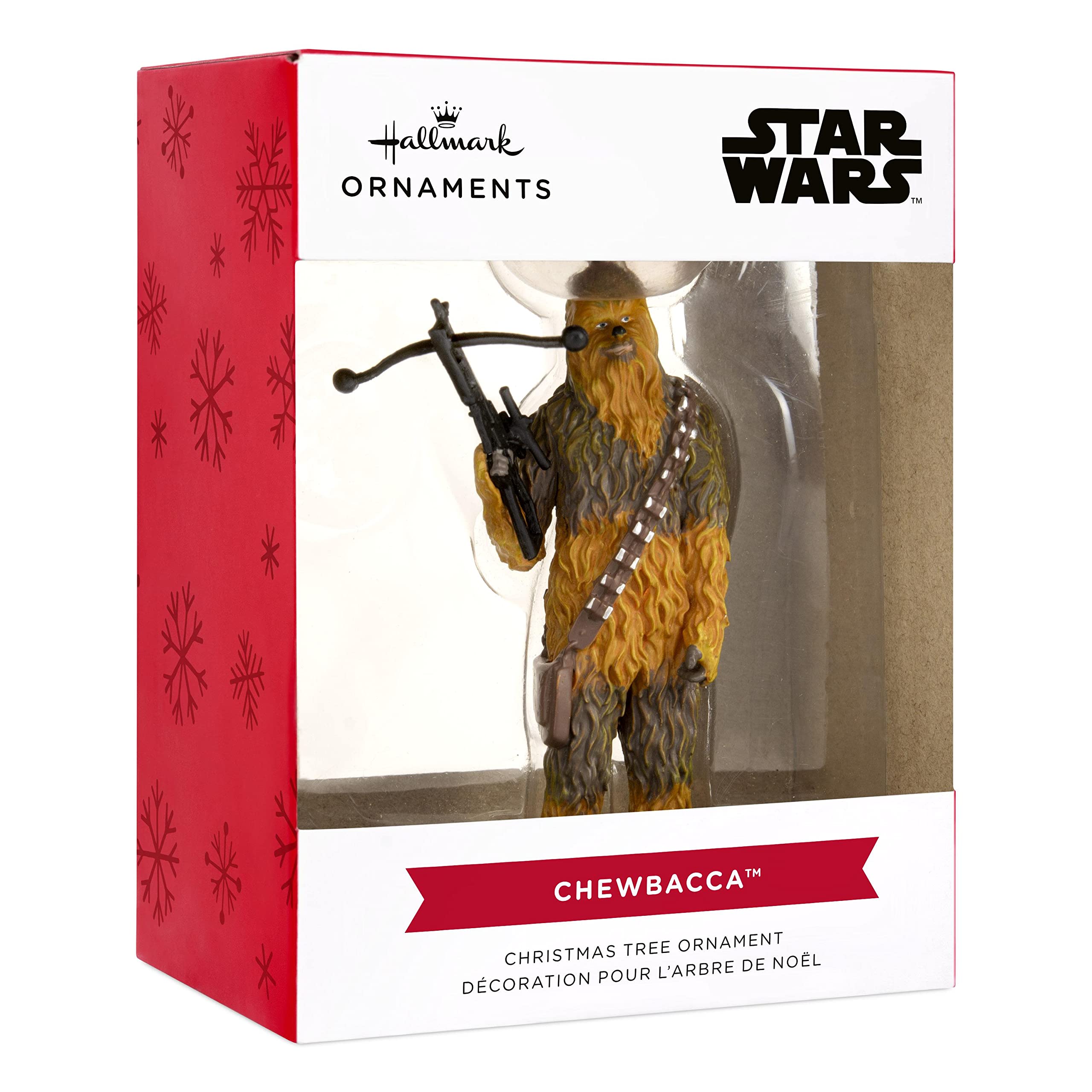 Hallmark Star Wars Chewbacca with Bowcaster Christmas Ornament, May The 4th
