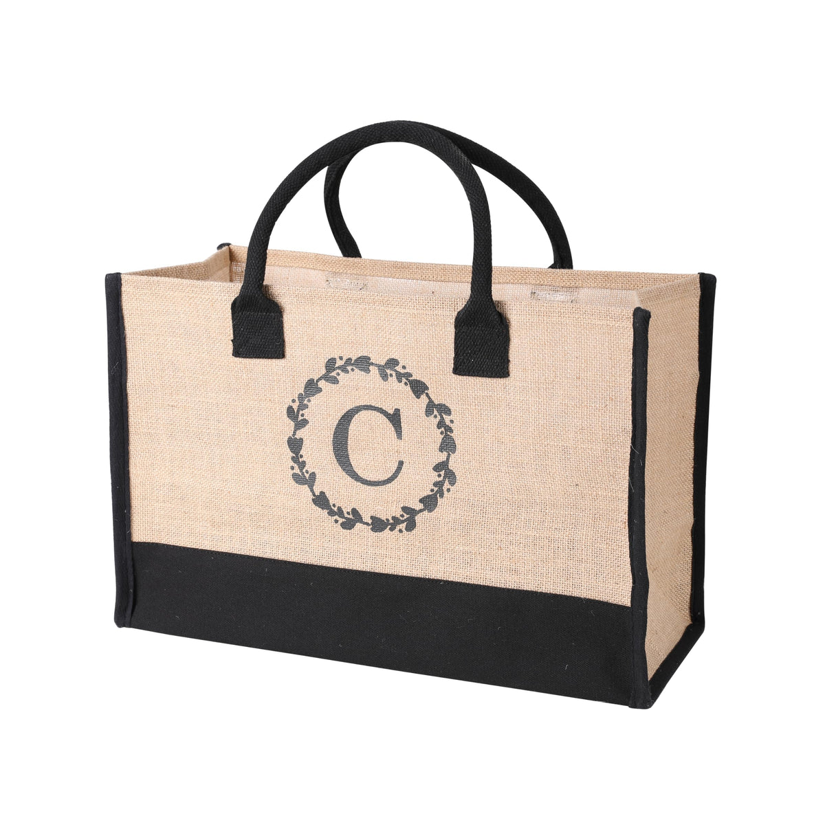 Personalized Tote Bags For Women | Initial Tote Bags | Highly Durable Jute Bags | Use As Shopping Bag, Beach Bag, Bridesmaid Bag