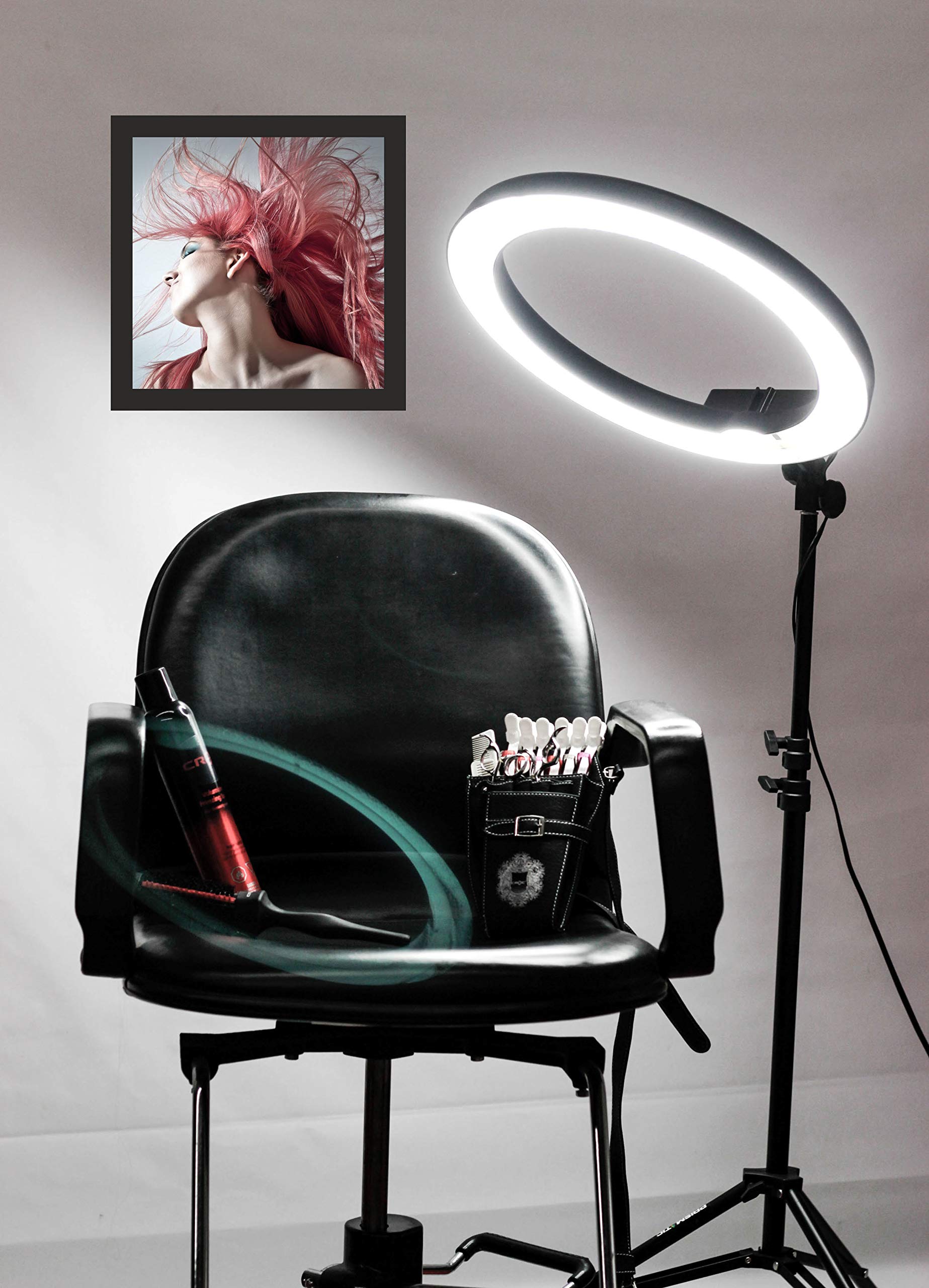 AGRADA - Framed Parlor Theme for Hair & Beauty Salon Wall Decor in Home, Beauty Salon Decorative Gift Item Digital Reprint Paint