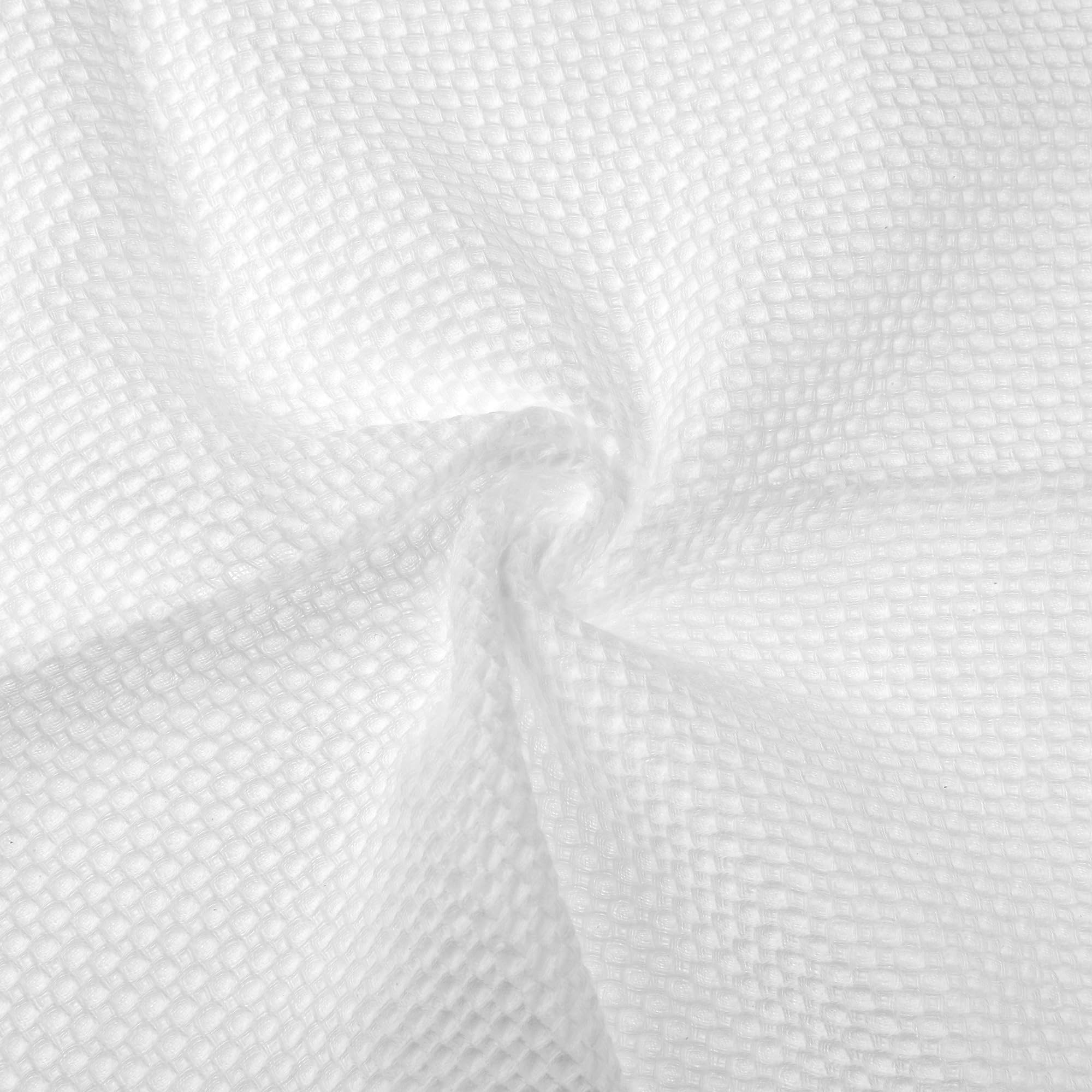 Uxcell 100% Cotton Dish Clothes, Double-Sided Waffle Weave Kitchen Towels, Absorbent Kitchen Dish Cloths, 14'' X 14'' 6 Pack Whi