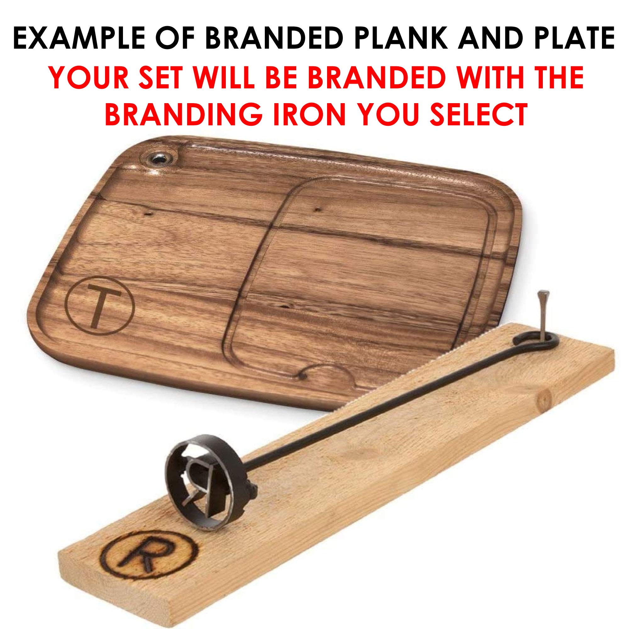 Bbq Fans Dad Branding Iron For Steak, Buns, Wood & Leather
