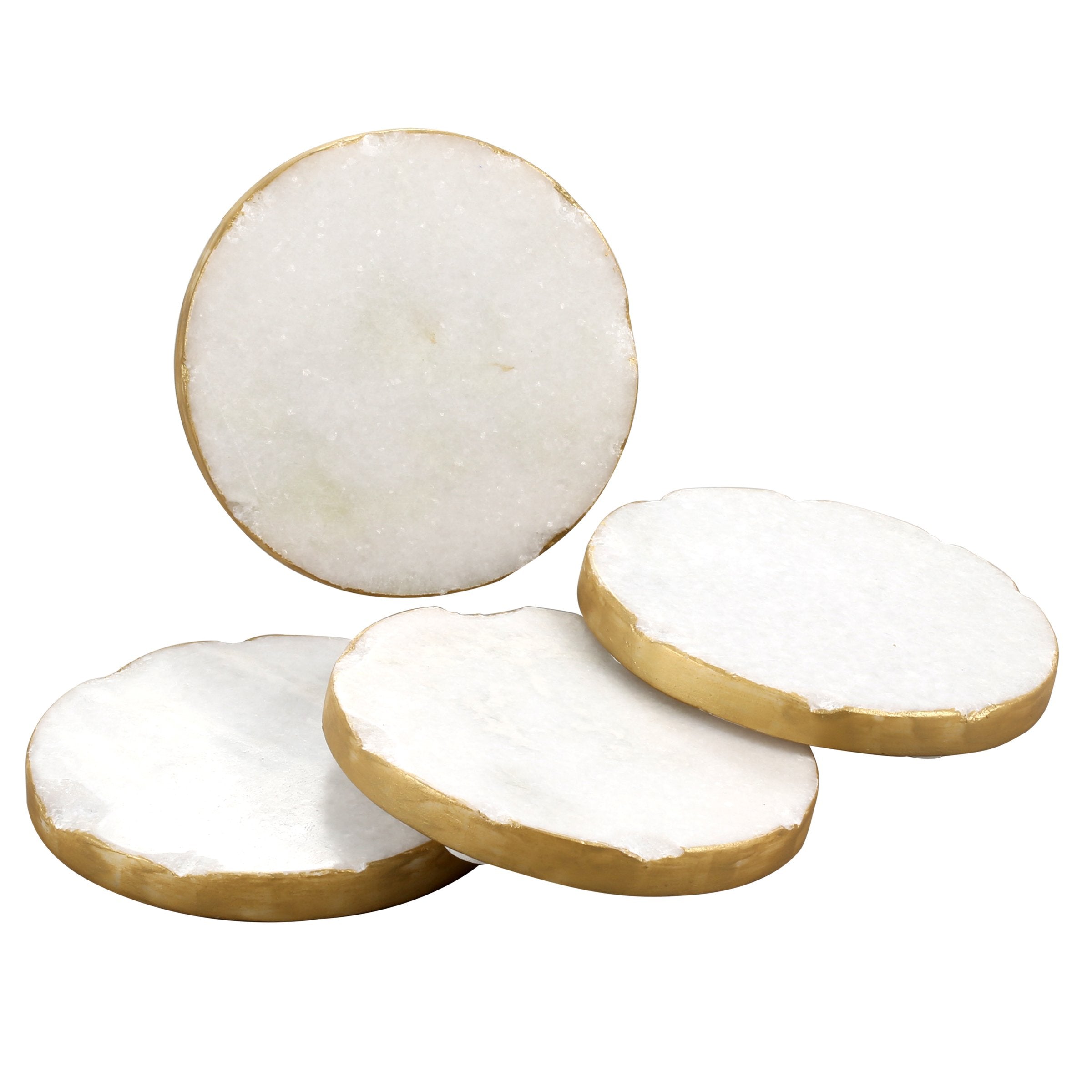 Thirstystone Marble Coasters, 4'' X 4'' X 1.5'', Round