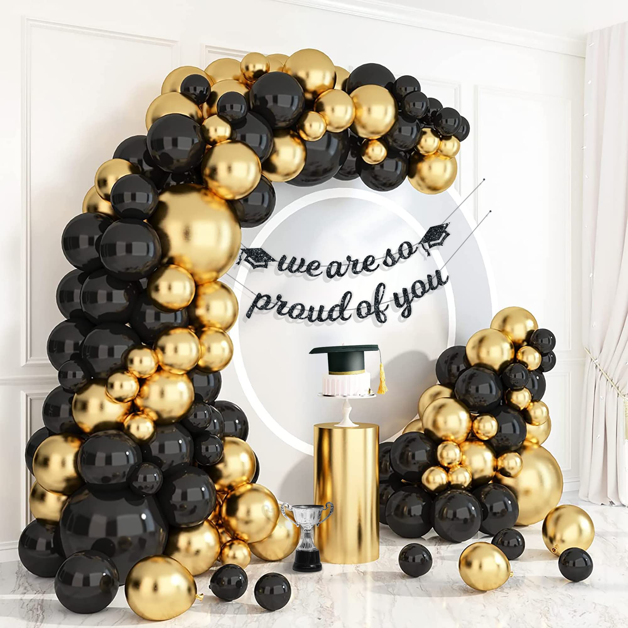 House Of Party We Are So Proud Of You Graduation Banner 2024 | Congratulations Banner For Graduation Decorations Class Of 2024 |