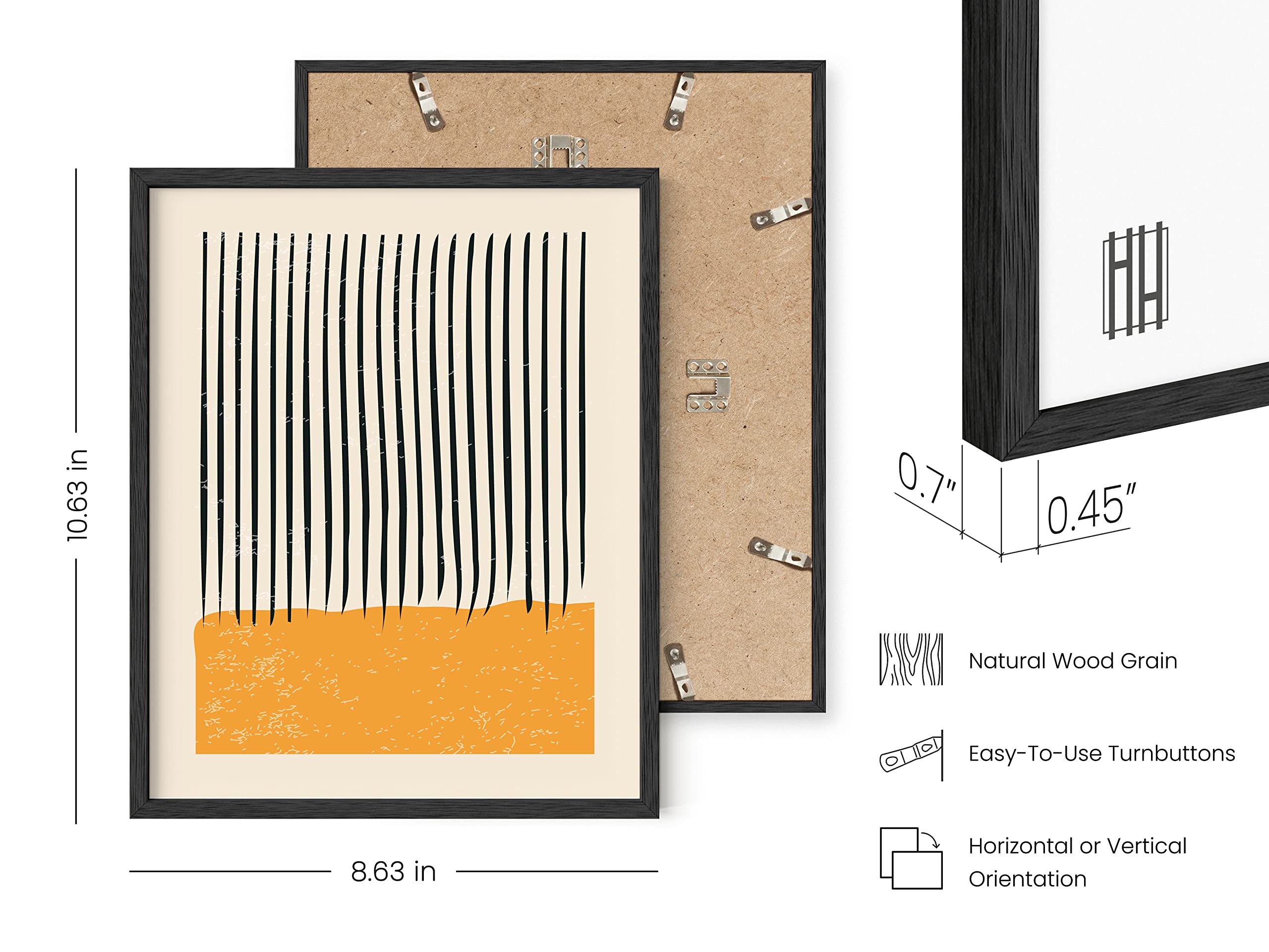 HAUS AND HUES Modern Abstract Wall Art Prints Set of 4 Modern Prints Wall Art  Mid Century Modern Abstract Art Prints  Abstract Posters & Prints Abstract Geometric Designs