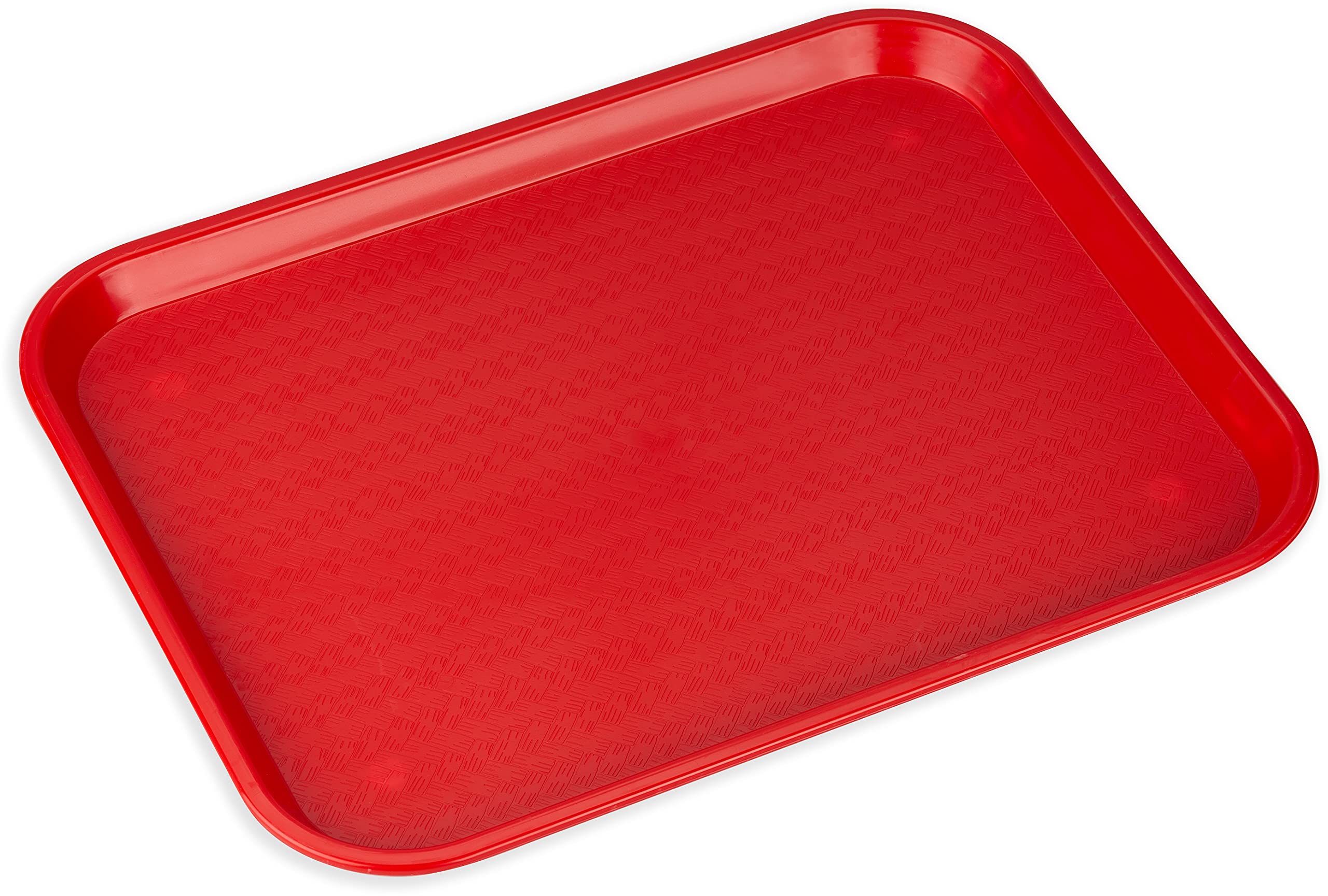 Carlisle Foodservice Products Cafe Fast Food Cafeteria Tray With Patterned Surface For Cafeterias, Fast Food, And Dining Room, P