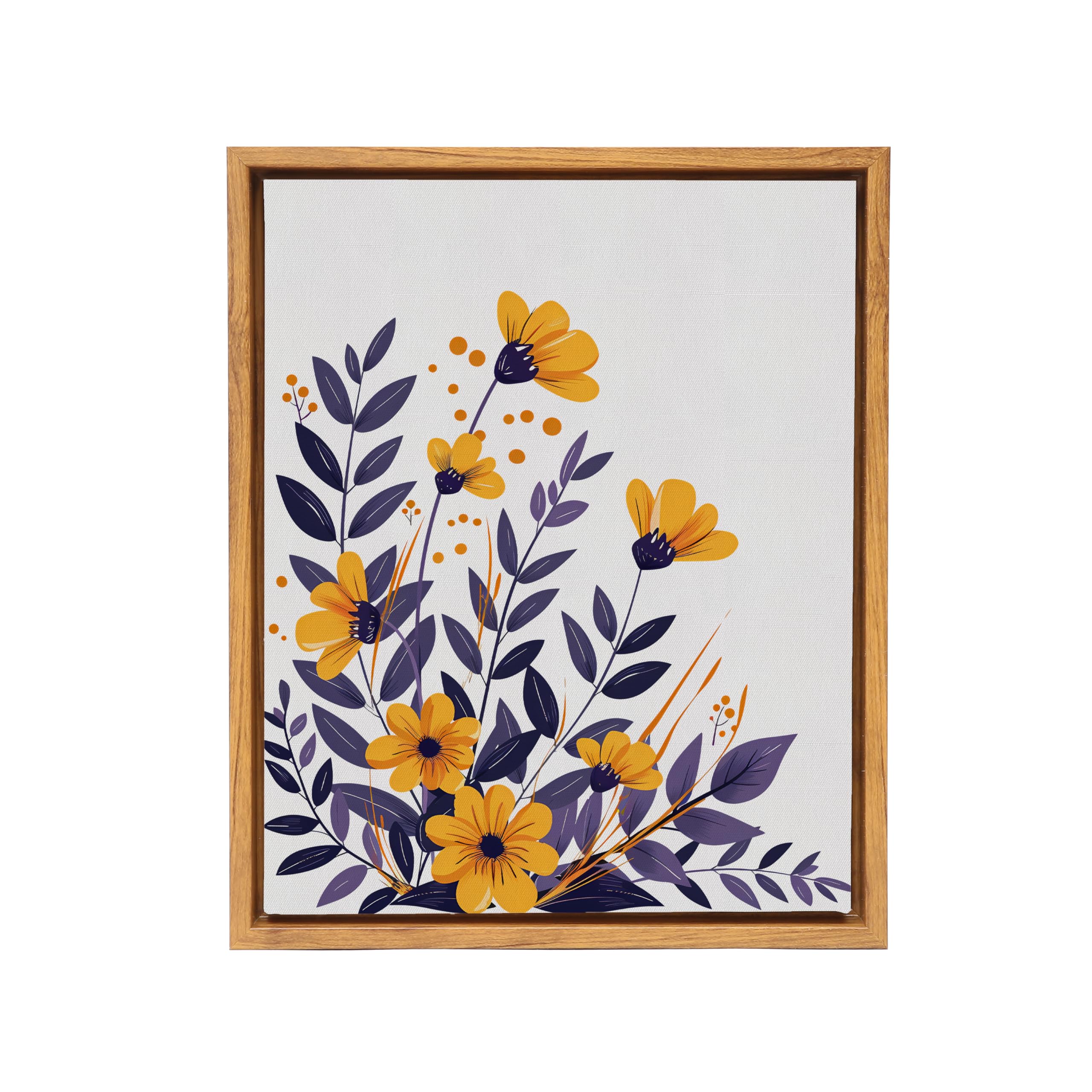 Yiviven Floater Frame For 8''X10''Canvas Painting,7/8'' Dept Canvas Floater Frame,Floater Frames,Floating Canvas Frame,Canvas Fr
