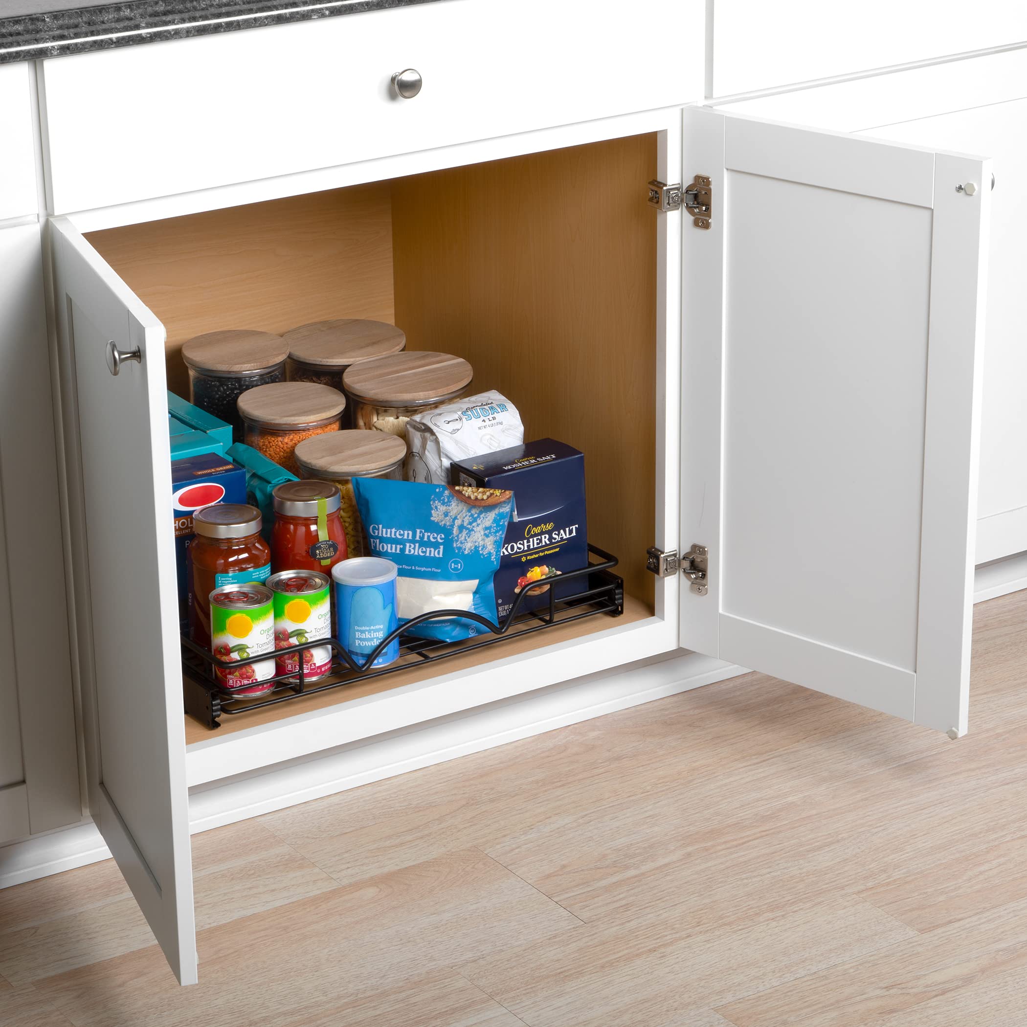 Holdn Storage Pull Out Cabinet Organizer, Heavy Duty Caddy W/Lifetime Limited Warranty -22   W X 21   D - Requires At Least 23-1