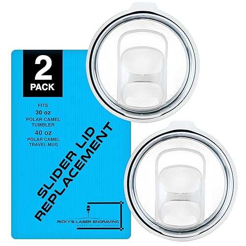Polar Camel Replacement Lid (30 Oz, Slider Lid (2-Pack))