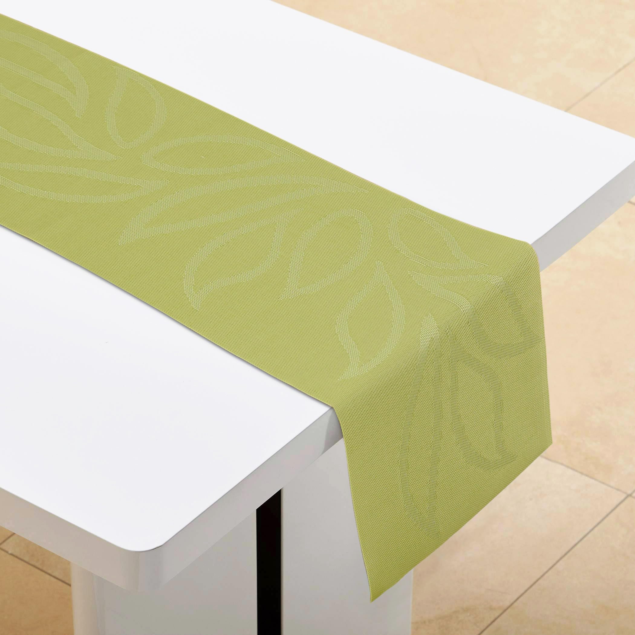 SS24 Eden Patterned Runner Green 30CMX1.20CM