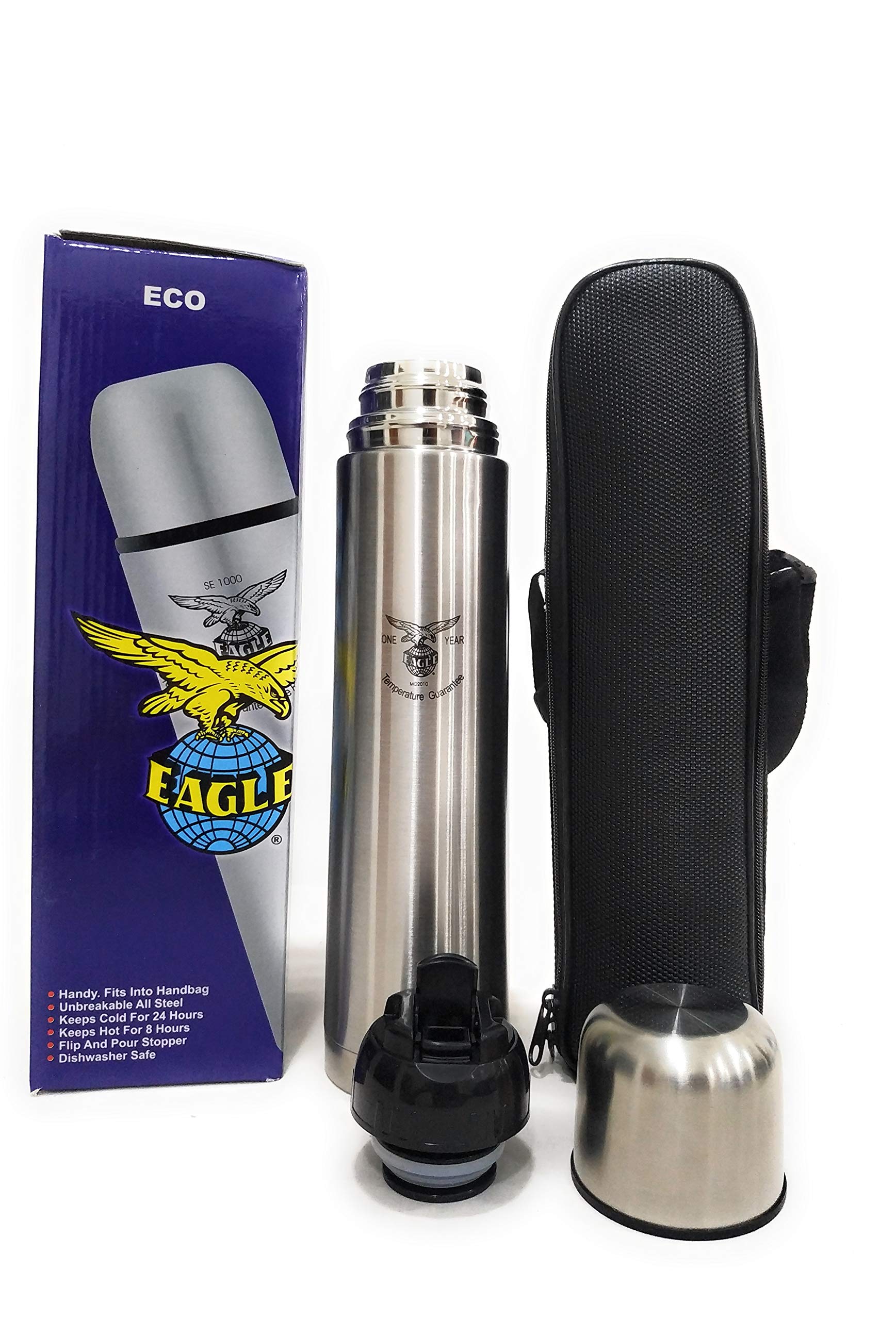 Eagle Eco Flip Lid Vacuum Flask 1000 Ml