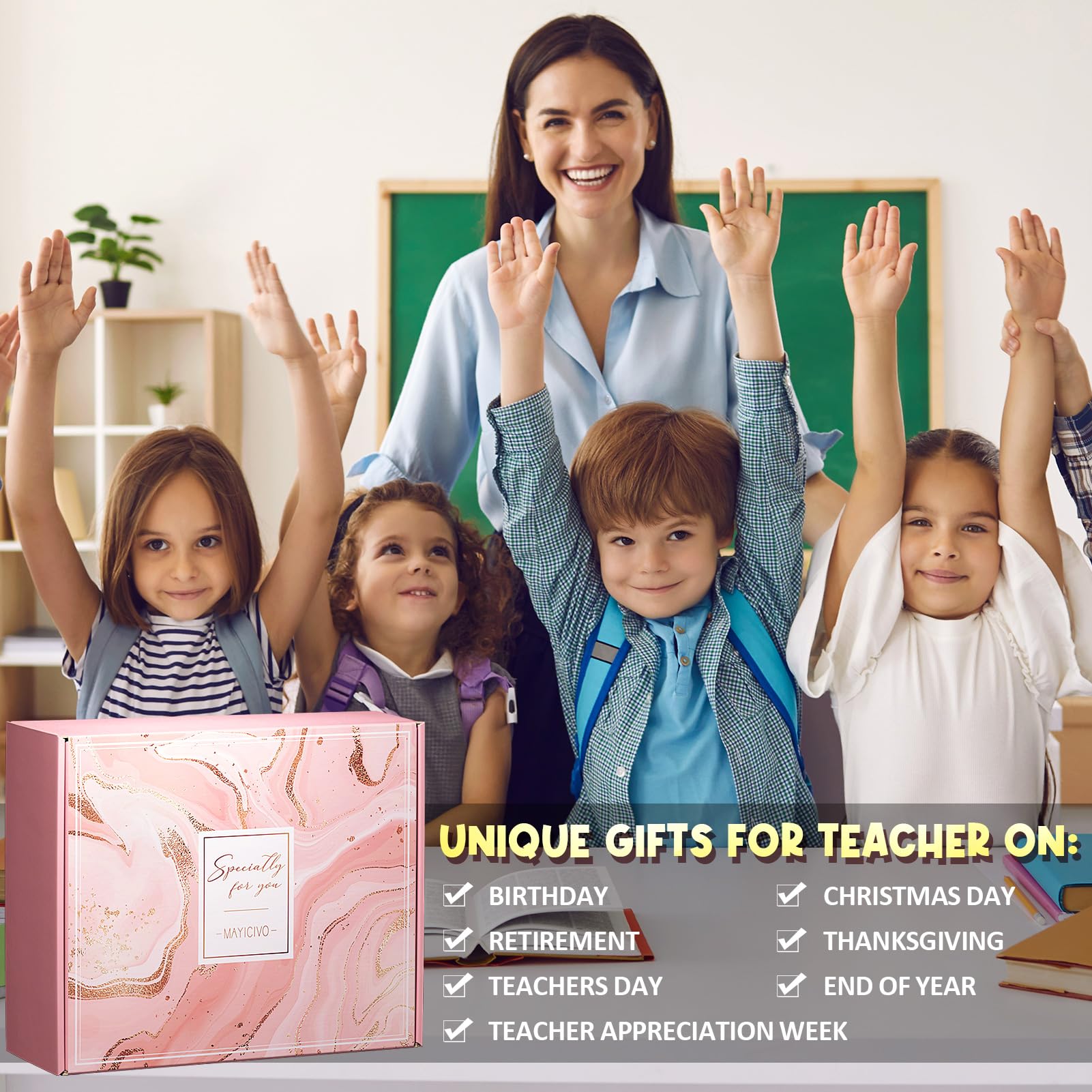 Teacher Appreciation Gifts For Women, Best Teacher Gifts From Student End Of Year Teacher Gifts, Funny Gifts For Teachers W/Canv