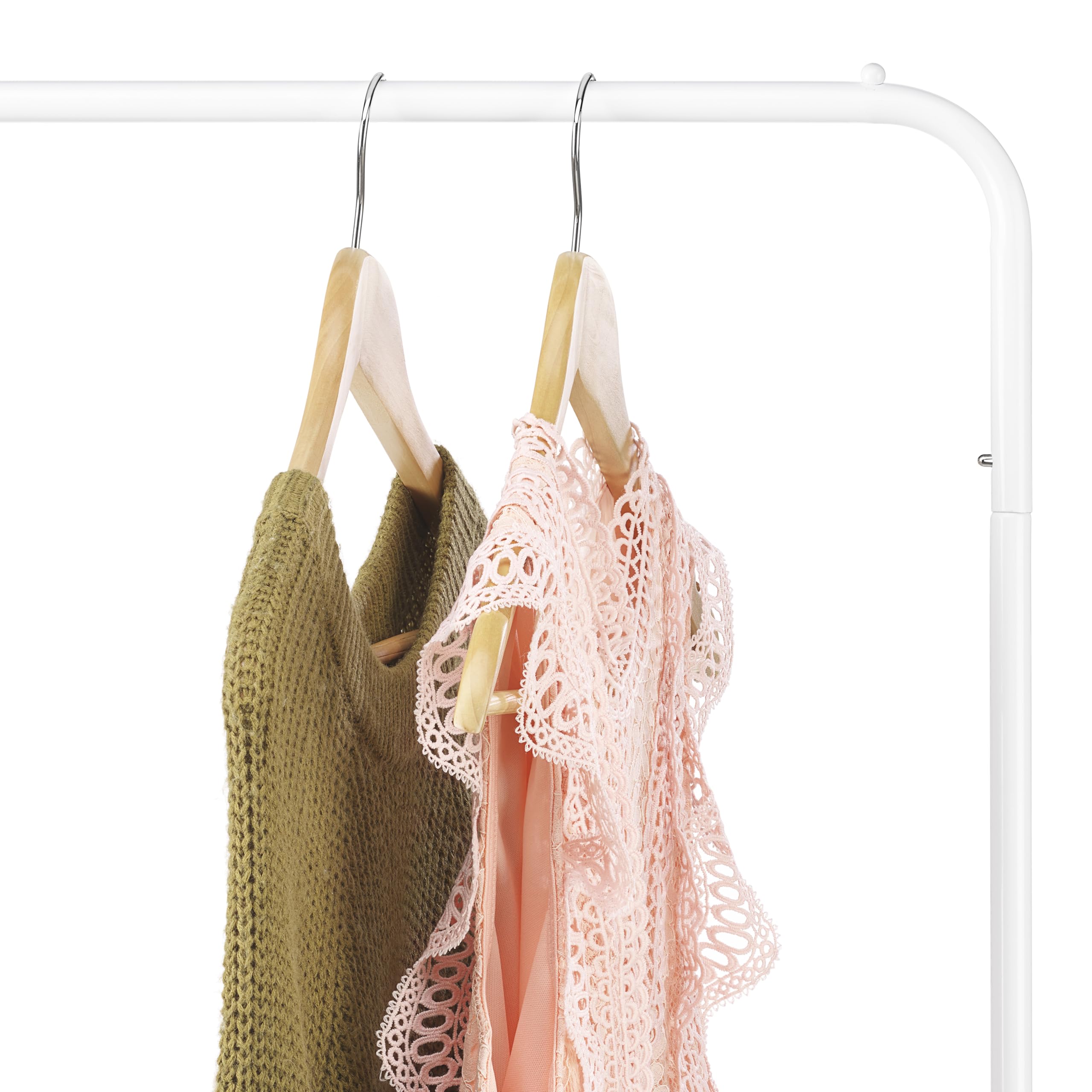 Whitmor Freestanding Garment Rack, White