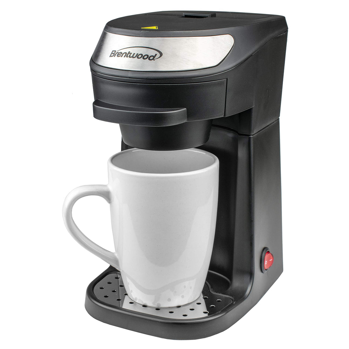 Brentwood Ts-111Bk Single Serve Coffee Maker With Mug, 1 Milliliters, Black