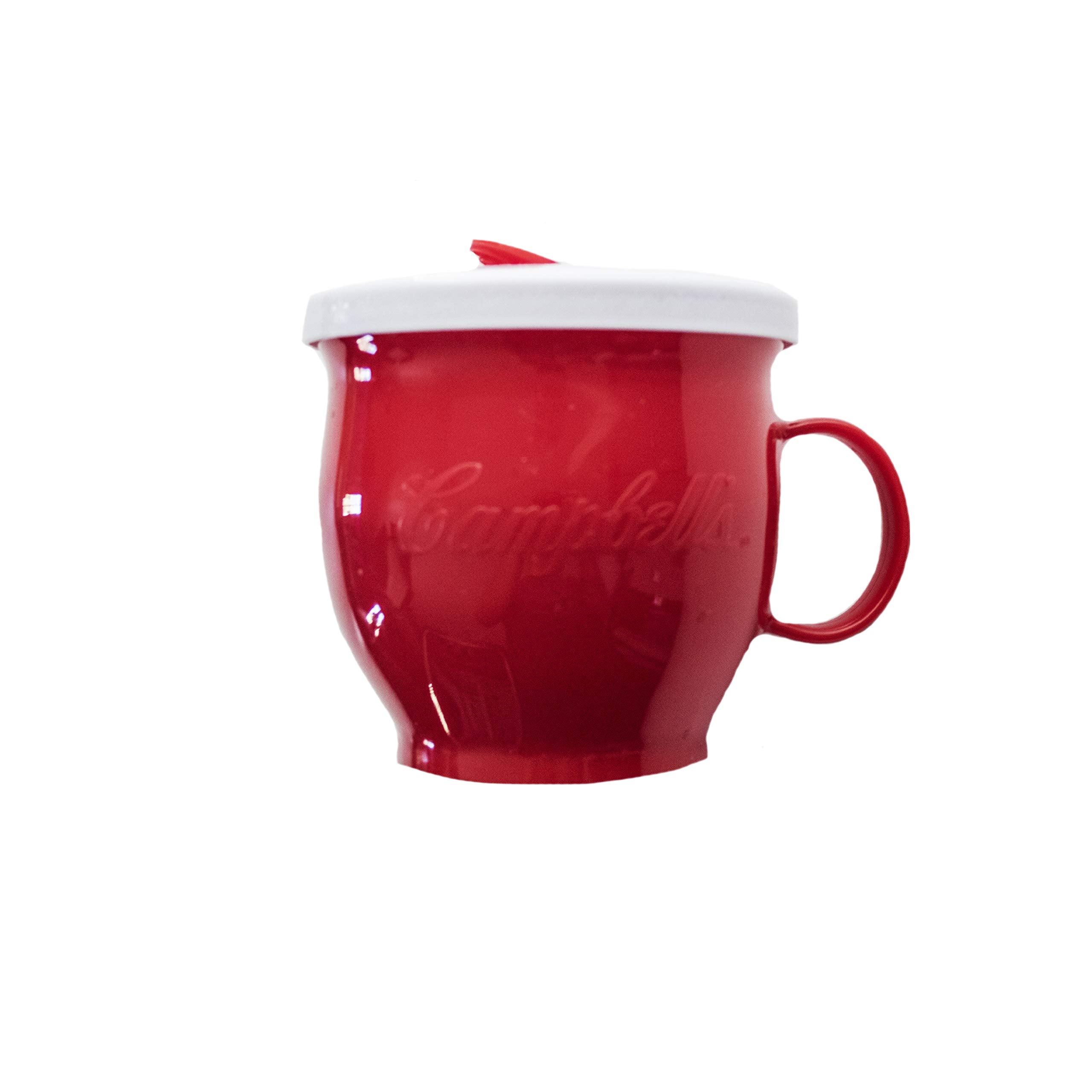 Evriholder Plastic Campbell'S Micro Microwave Mug, On-The-Go Soup, Easy Lunch, 22 Ounce, Red (98430-Amz)