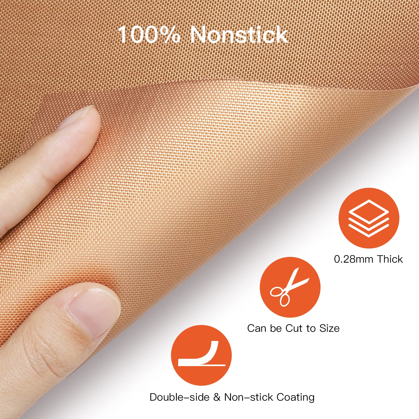 4 Pack Large Copper Oven Liners For Bottom Of Electric Gas Oven, Reusable - Heavy Duty Non-Stick Teflon Mats 15.8''X 23.7'', Eas