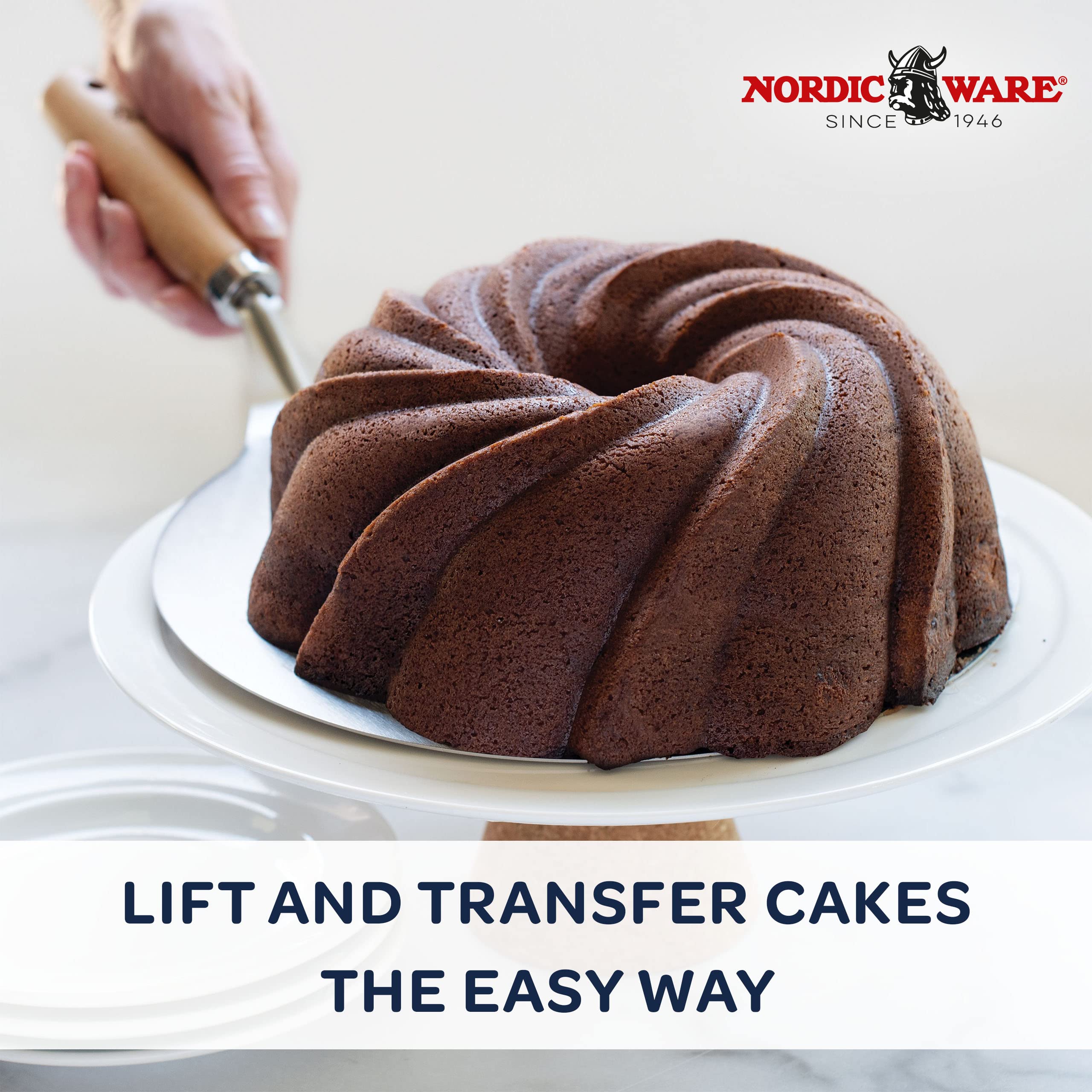 Nordic Ware Cake Lifter, 16.5 X 10 Inches, Stainless Steel