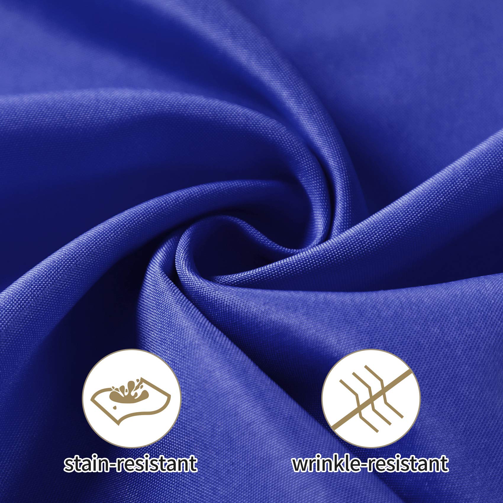 25Pcs Polyester Cloth Napkins - 20 X 20 Inch Royal Blue Dinner Washable Napkins With Hemmed Edges For Restaurant/Wedding/Hotel(2