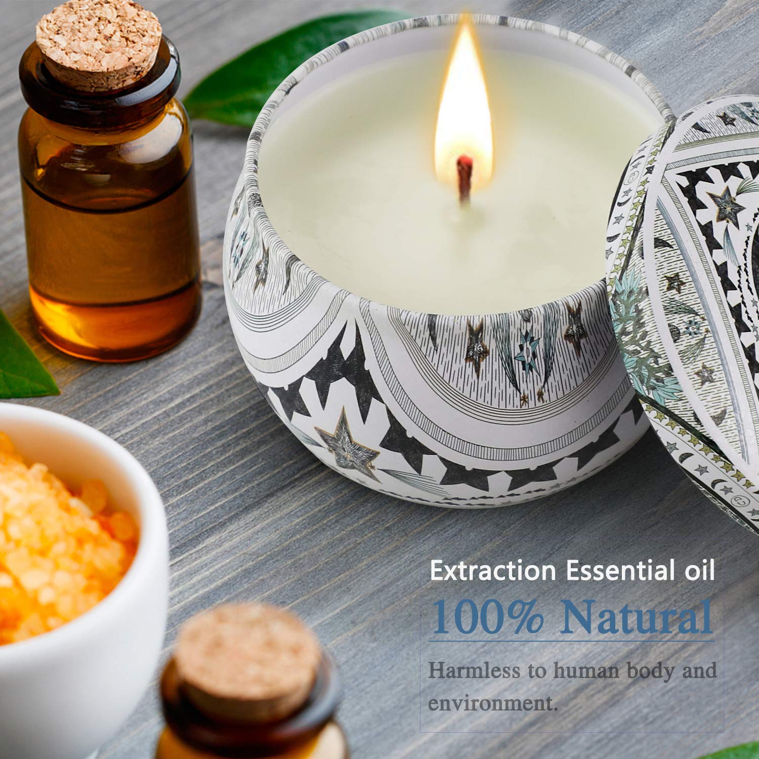 Scented Candles Gift Set 6 Packs,Aromatherapy Candle Gifts for Women,180H Lasting Burn Soy Wax Candles Bulk for Home Scented,Ide