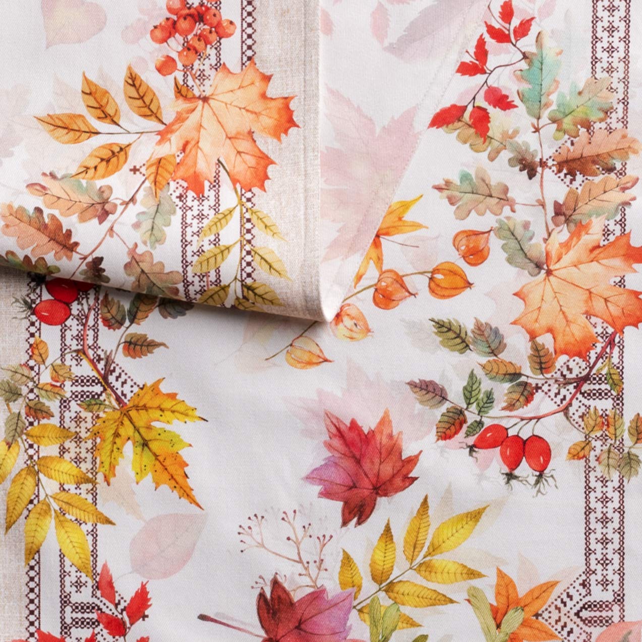 Maison D' Hermine Tablerunner 100% Cotton Table Runner Decorative Table Covers, Dining, Wedding, Banquet, Buffet, Amarante (Doub