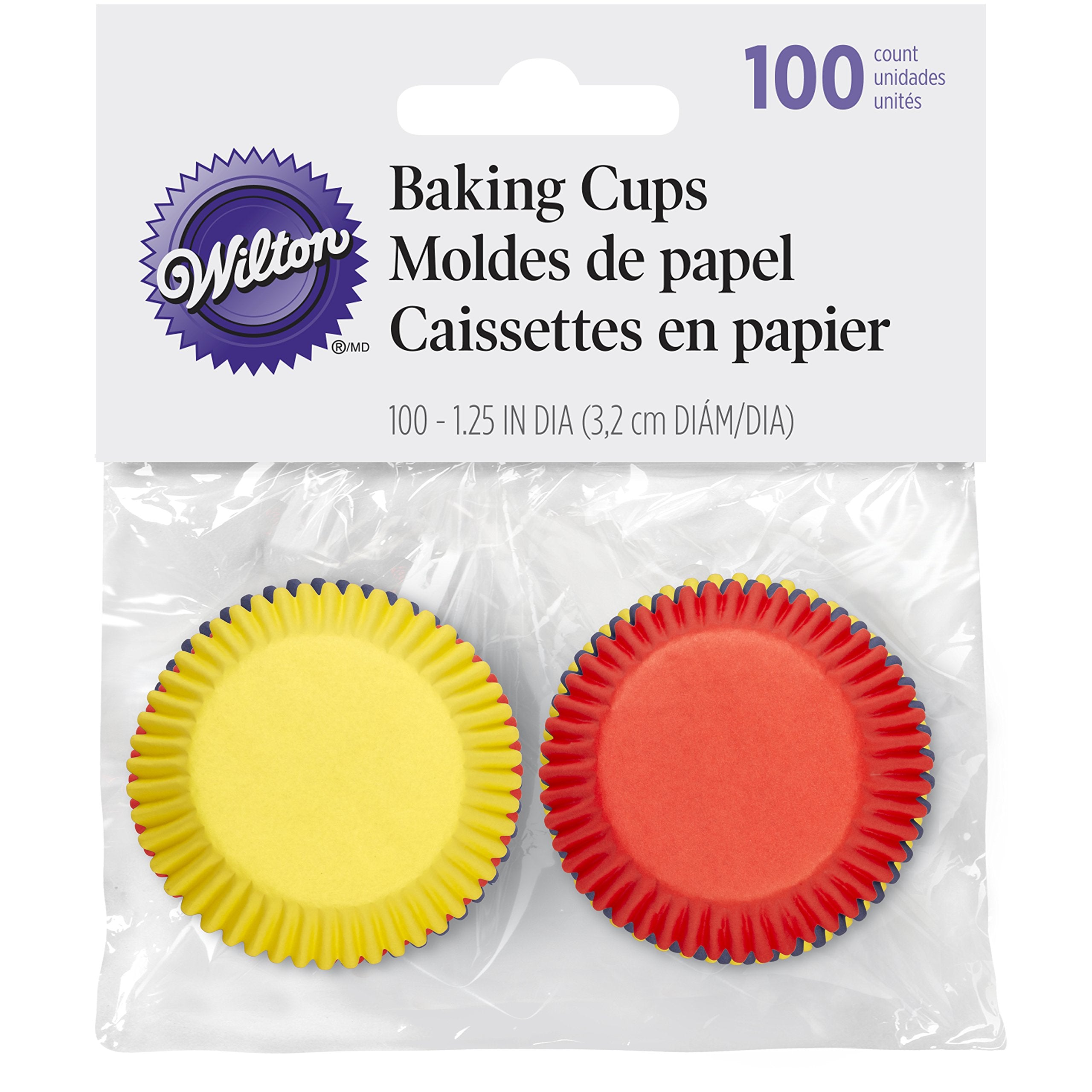 Wilton 100-Pack Cup Prim Food Colors, Mini