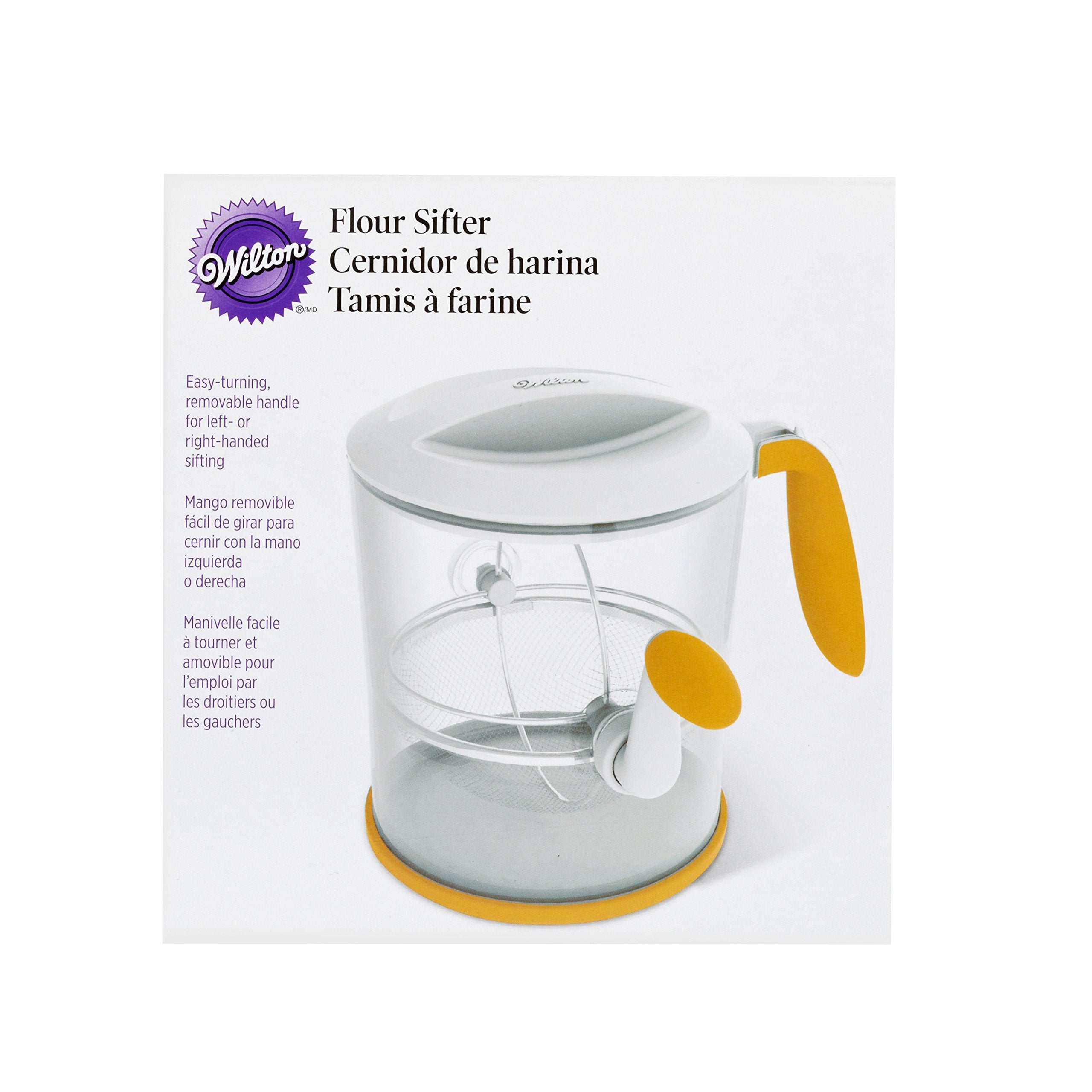 Wilton Flour Sifter - 0.57 lbs Purple Baking Tool, Model 2103-1090