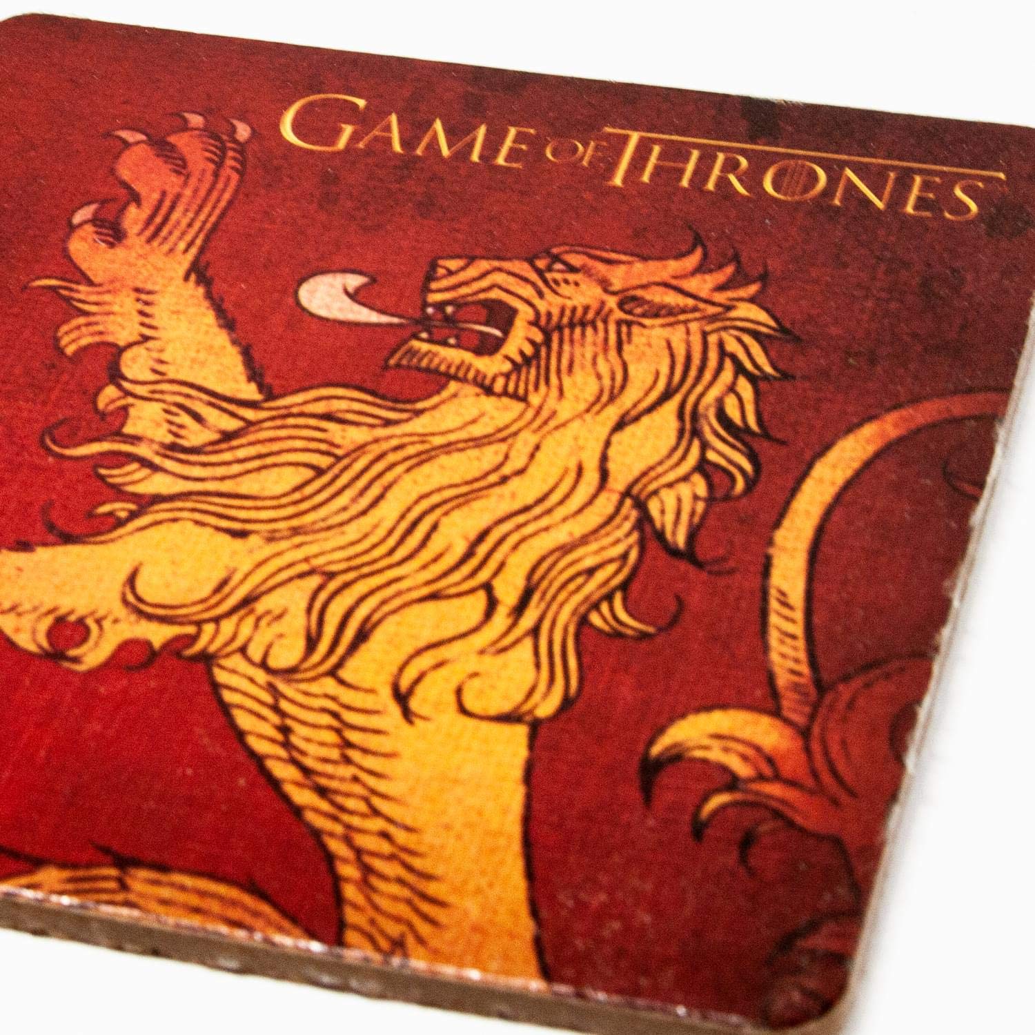Game Of Thrones Coasters | Nerd Block Exclusive Drink Coaster Pads Featuring Game Of Thrones House Emblems | Set Of 4
