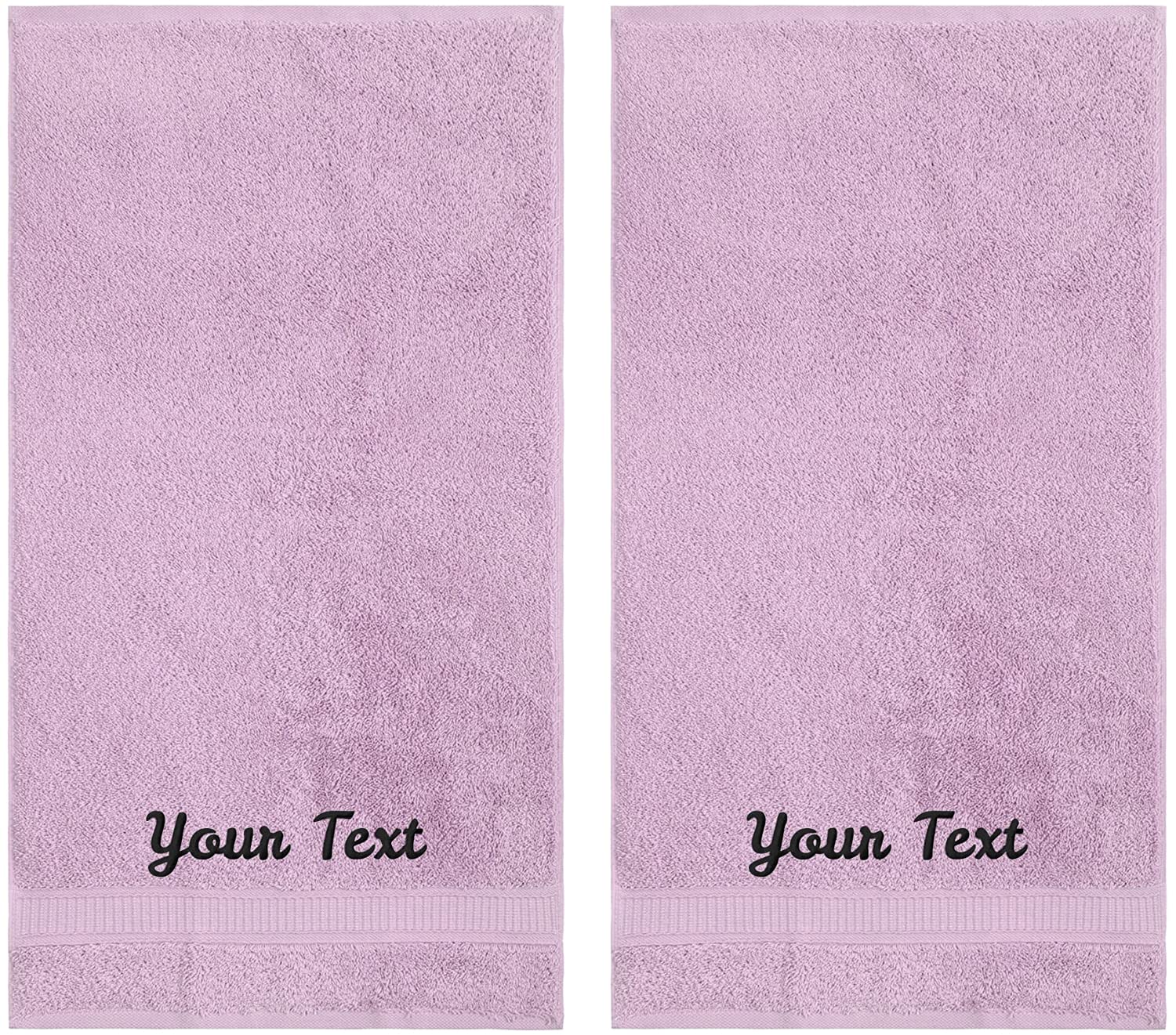 Personalized Towels, Hotel & Spa Quality, Super Soft, Highly Absorbent, Bathroom Towel Sets, 100% Turkish Genuine Cotton Monogra