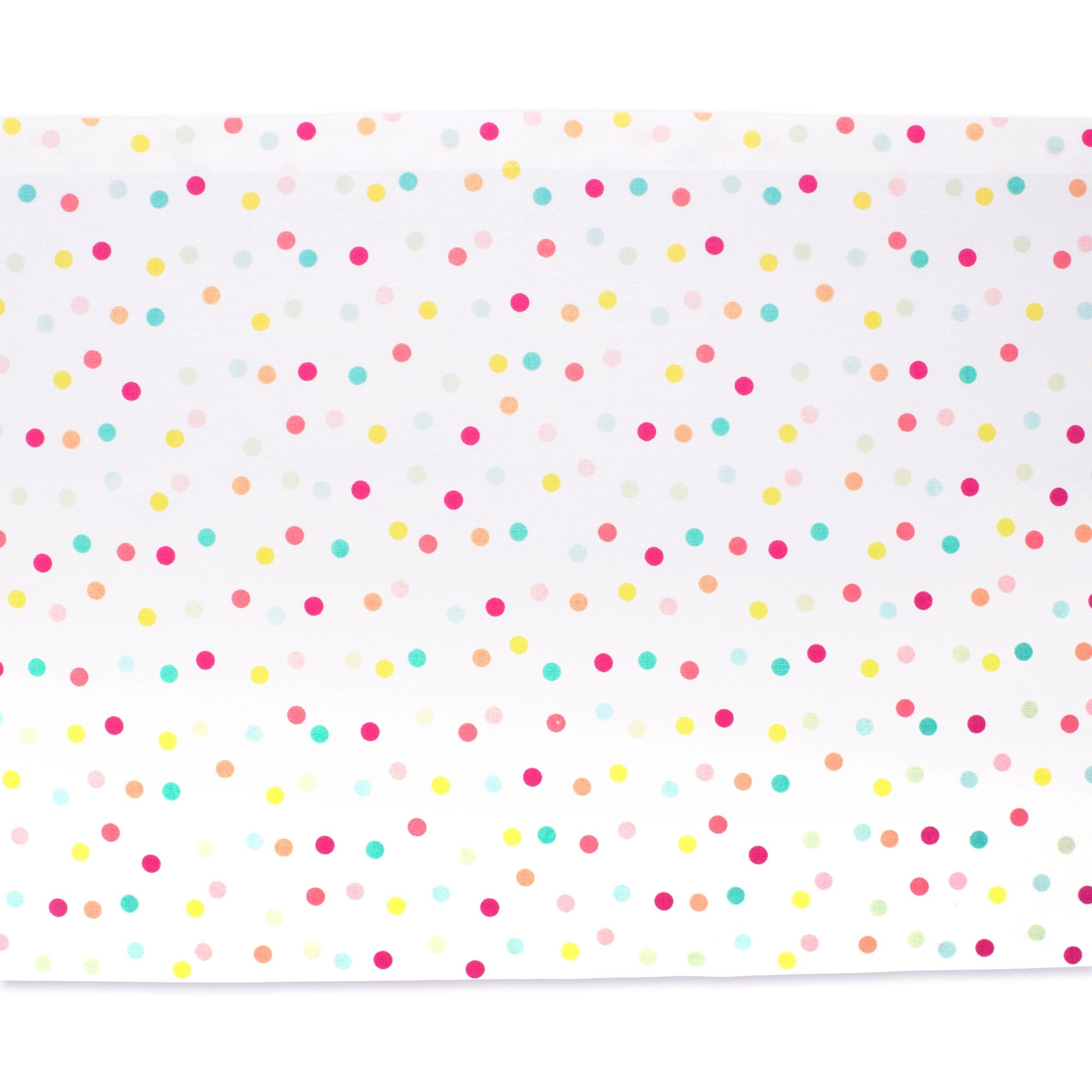 Dii Polka Dot Party Print Tabletop Collection Reusable & Machine Washable, Table Runner, 14X72, Multicolor Confetti Dots