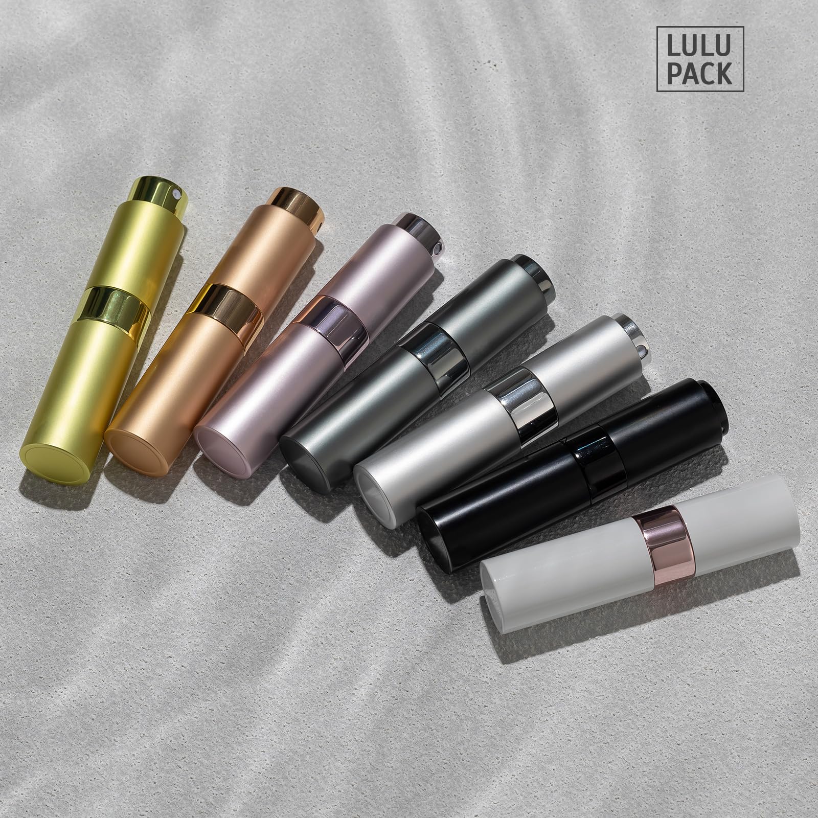 Lulupack Perfume Atomizer Travel Refillable Bottle: Cologne Sprayer Portable For Men - Mini Spray Empty For Refill - 8Ml Small S