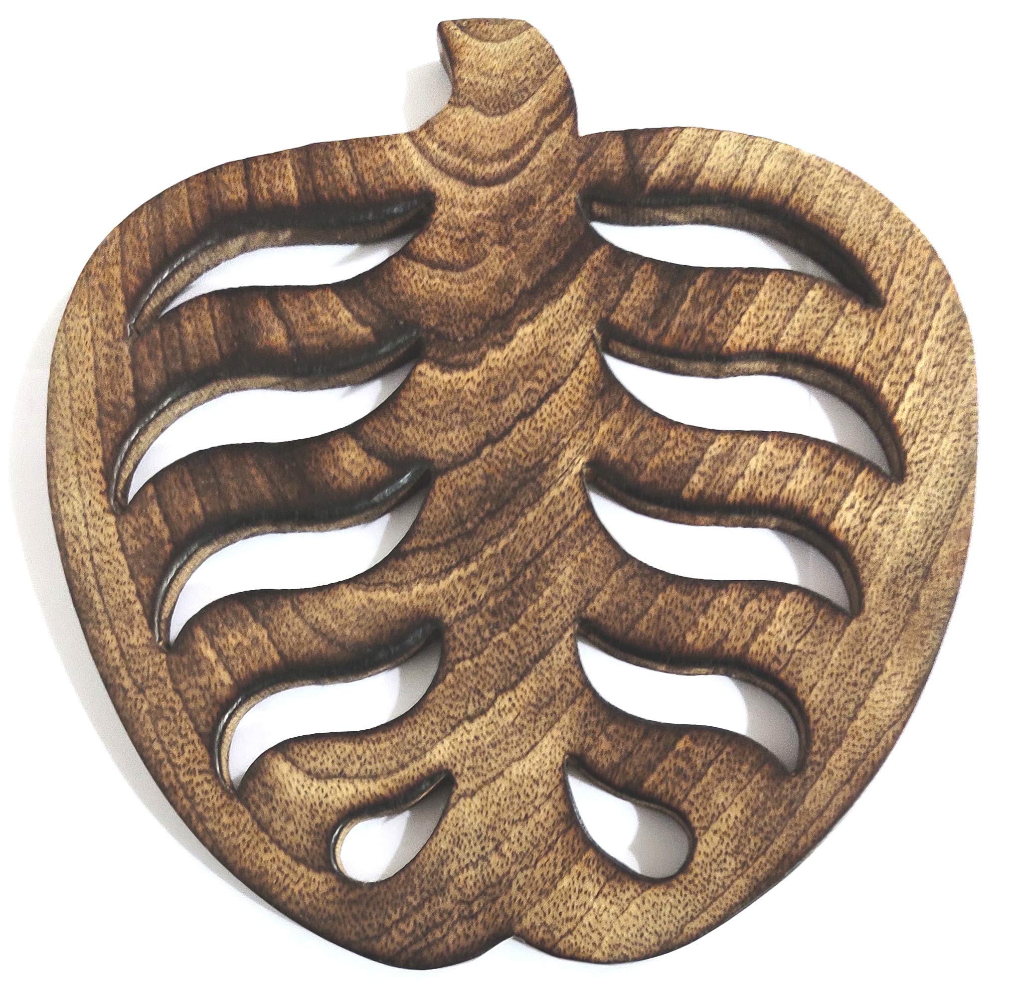 Purpledip Wooden Trivet Coaster Hot Pad Mat For Dining Table Or Use As Wall Hanging (12048)