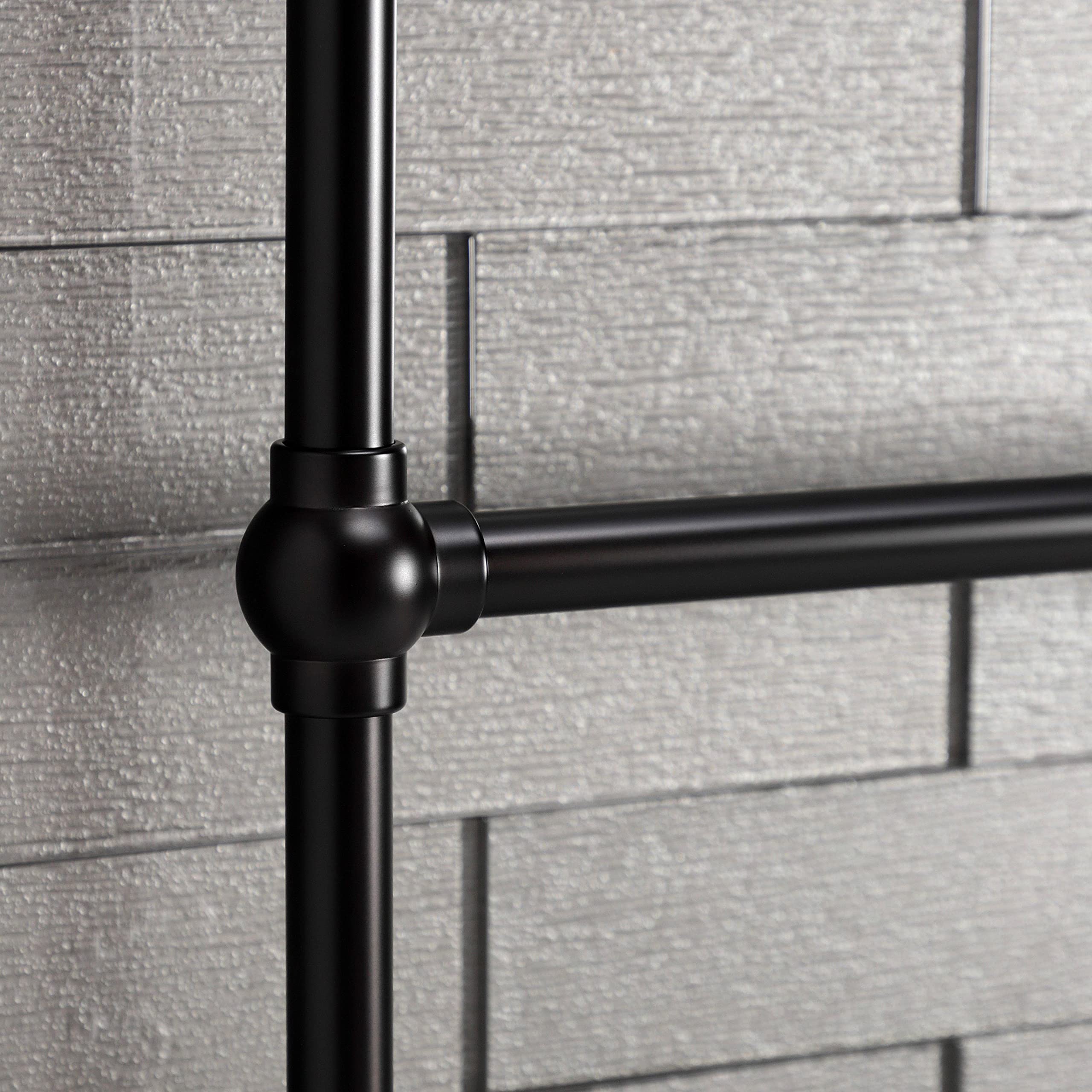 Kingston Brass Dtc322419Mb Maximilien Wall Mount -Towel Rack, Matte Black