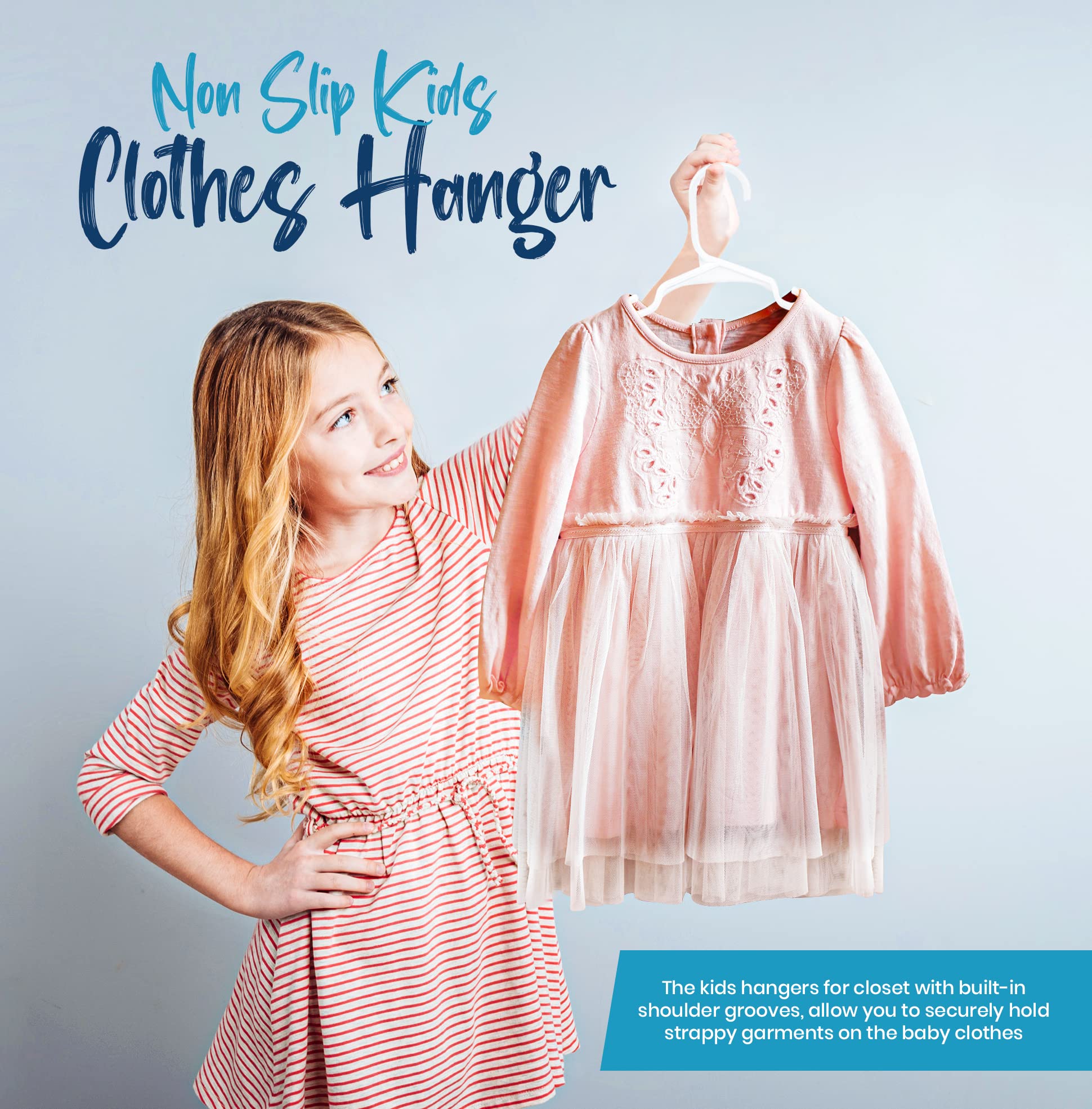 Utopia Home 360 Pack Kids Hangers - 11.5 Inch Plastic Baby Hangers For Closet - Childrens Hangers For Clothes & Infant Hangers F