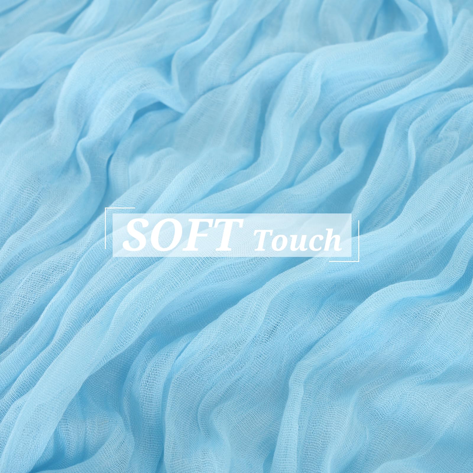 10 Pack Dusty Pink Cheesecloth Table Runner Gauze Table Runner 10Ft Long Semi-Sheer Table Runner Boho Or Rustic Wedding Table De