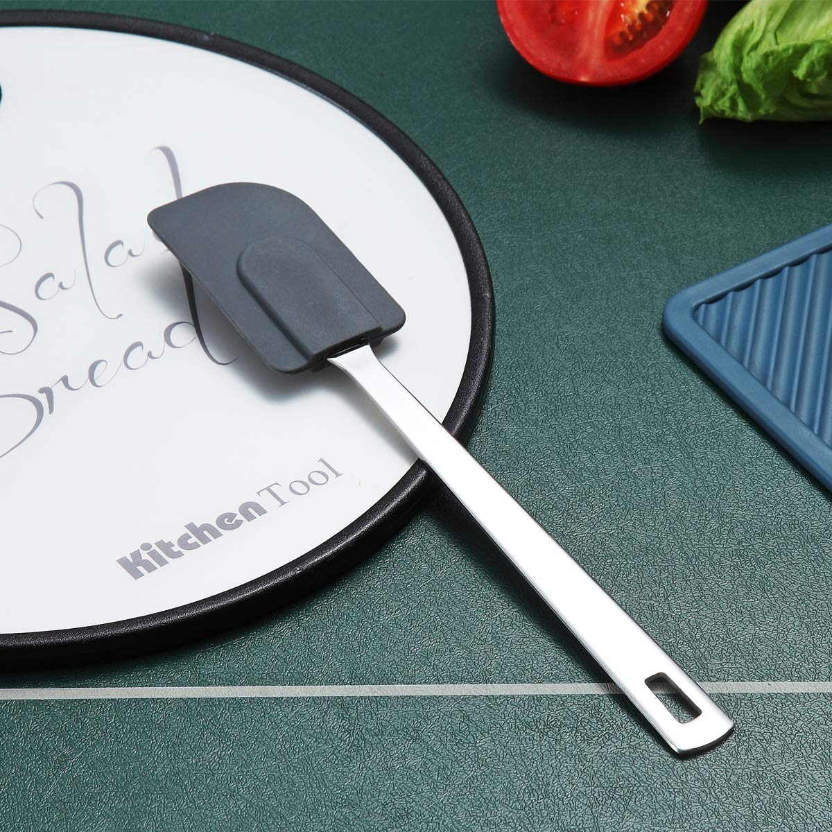 Silicone Spatulas, Berglander Flexible Scrapers Baking Mixing Tool, Baking Tools, Rubber Spatula, Heat Resistant, Dishwasher Saf