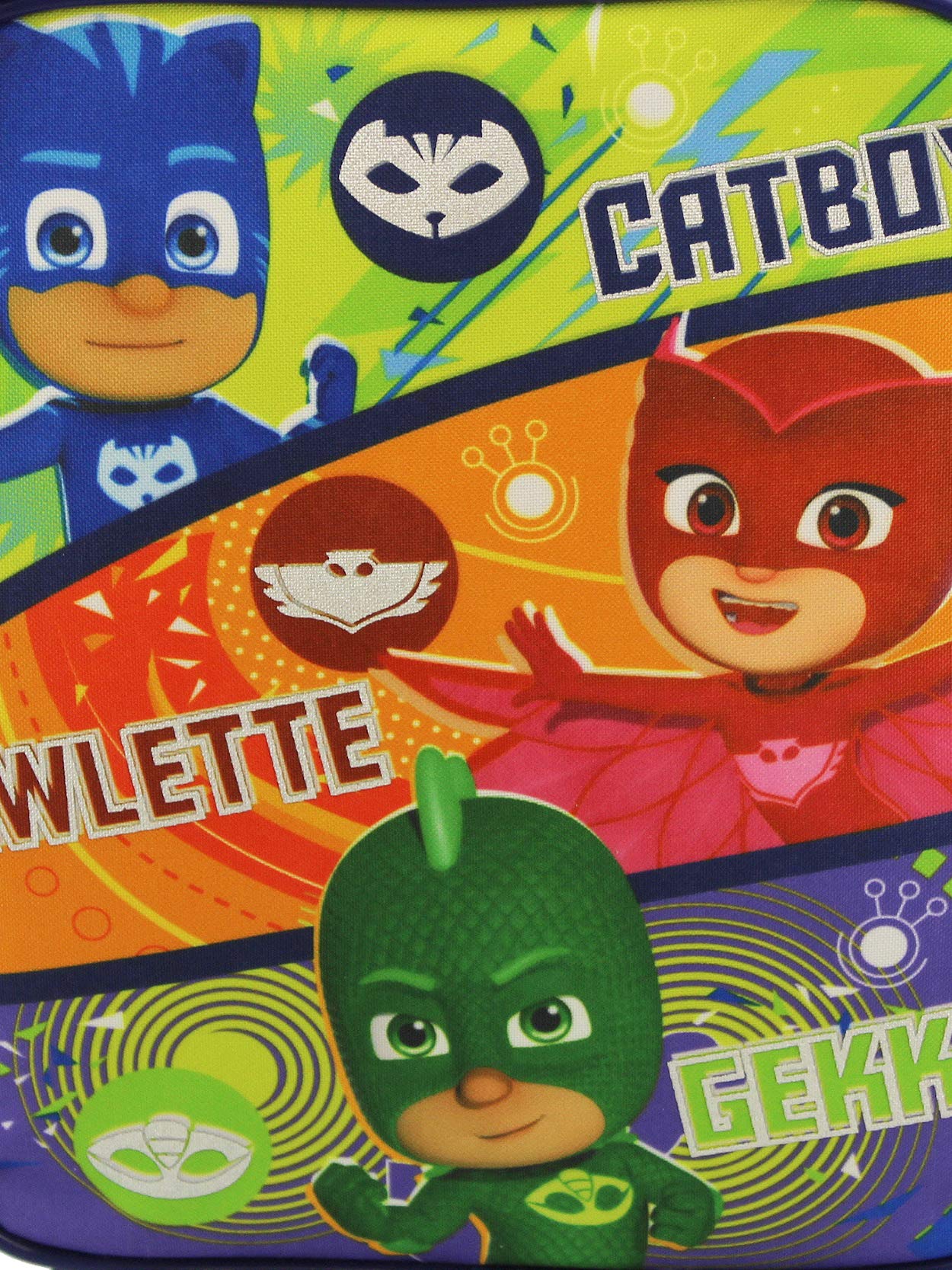 Pj Masks Boy'S Girl'S Soft Insulated School Lunch Box (One Size, Blue/Multi)