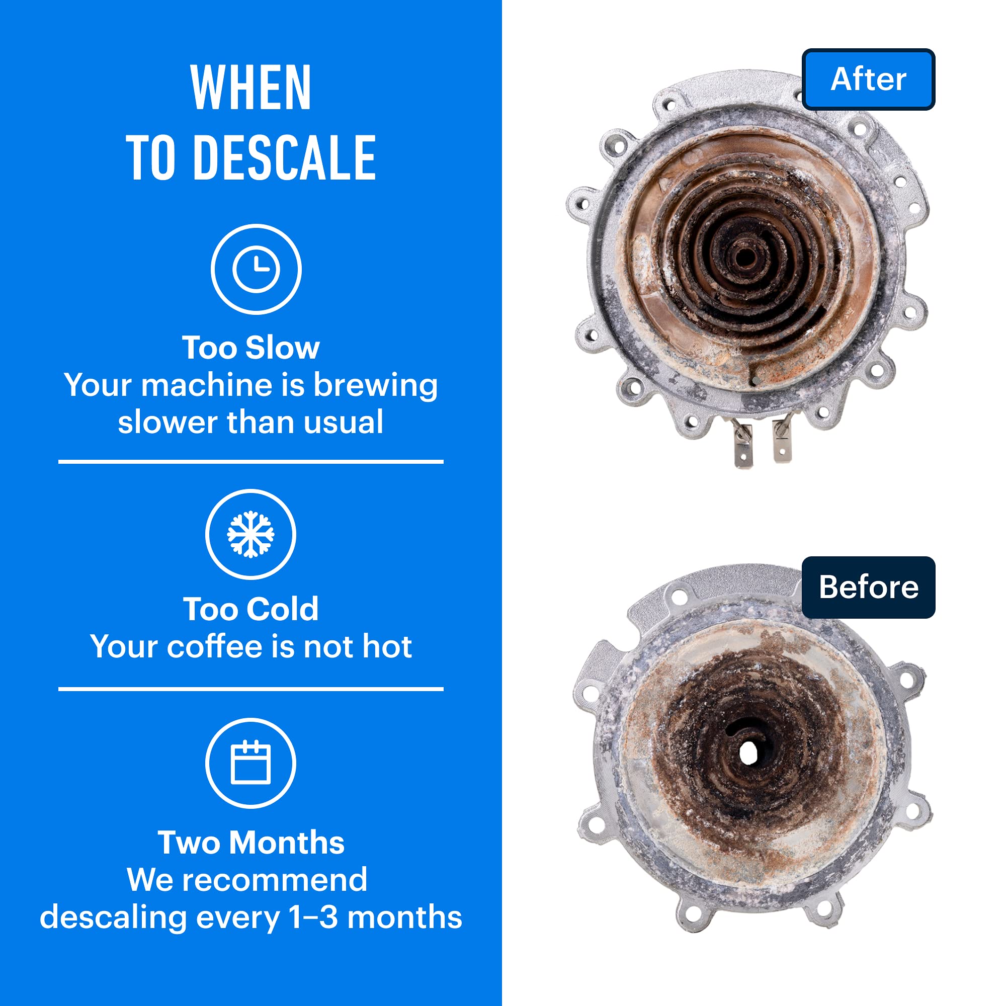 Descaling Solution (8 Uses) Coffee Machine Descaler Cleaner | Compatible with Breville Keurig Nespresso Delonghi & More | Liquid To Descale Automatic Coffee Makers & Espresso Machines